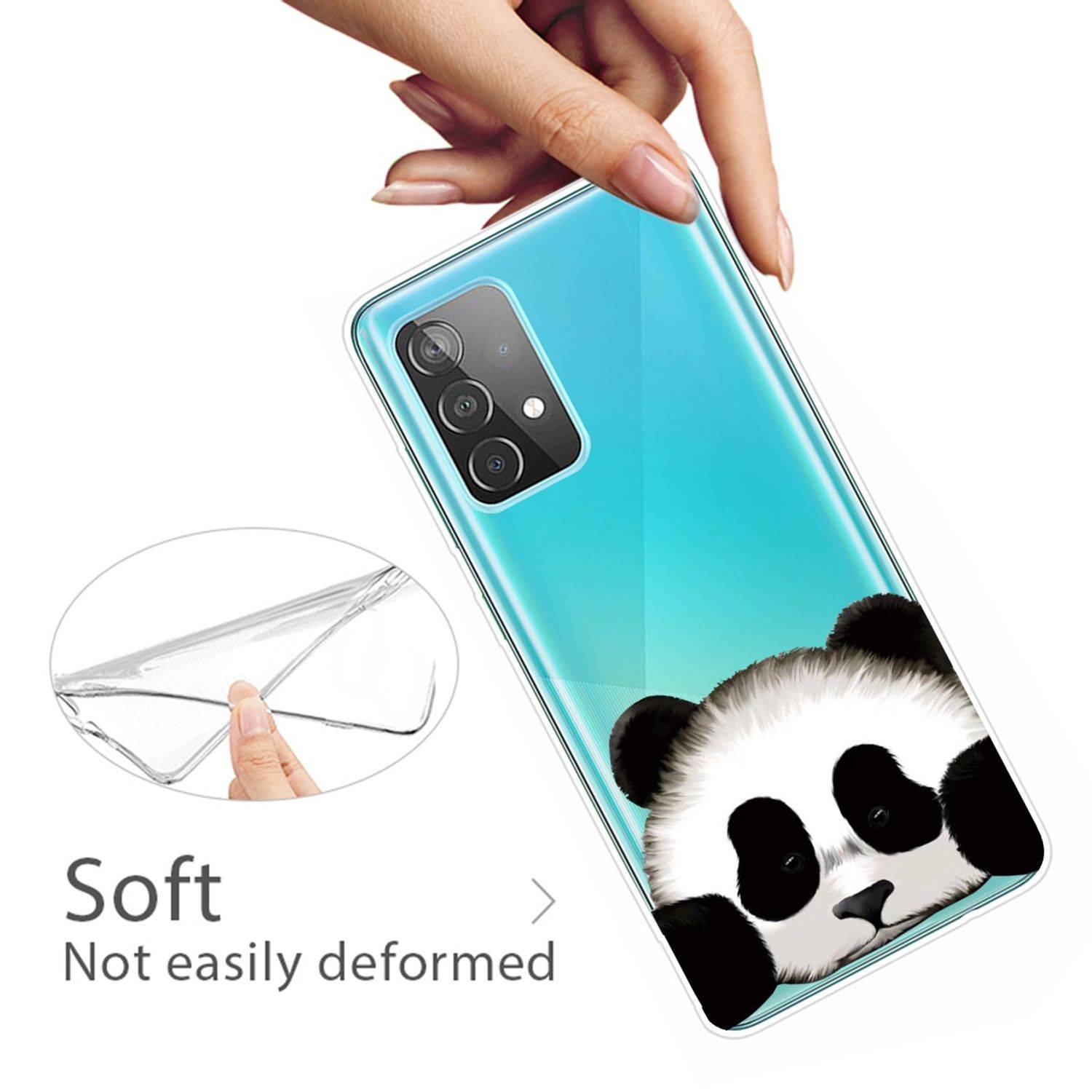 Samsung Galaxy A52 5G Handyhülle Backcover Transparent