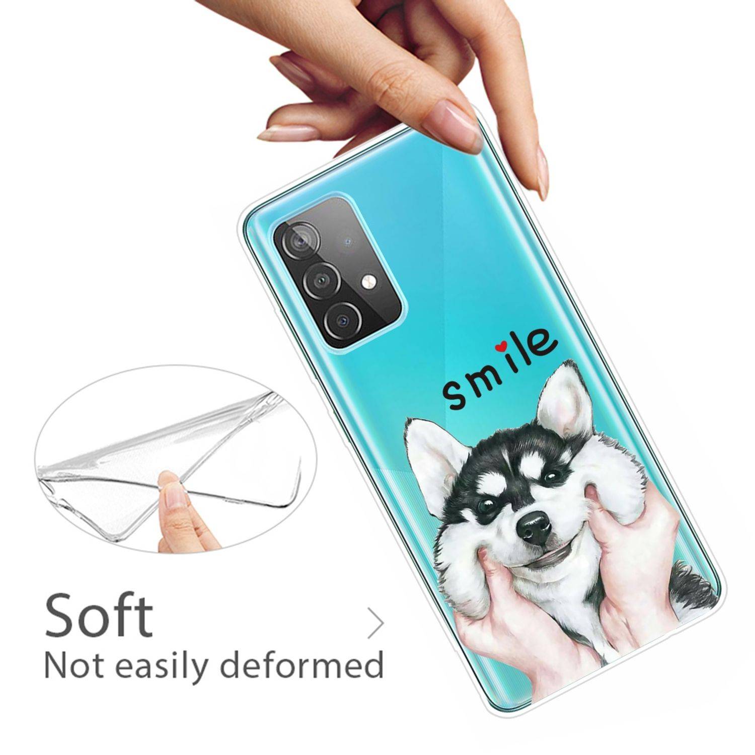 Samsung Galaxy A52 5G Handyhülle Backcover Transparent