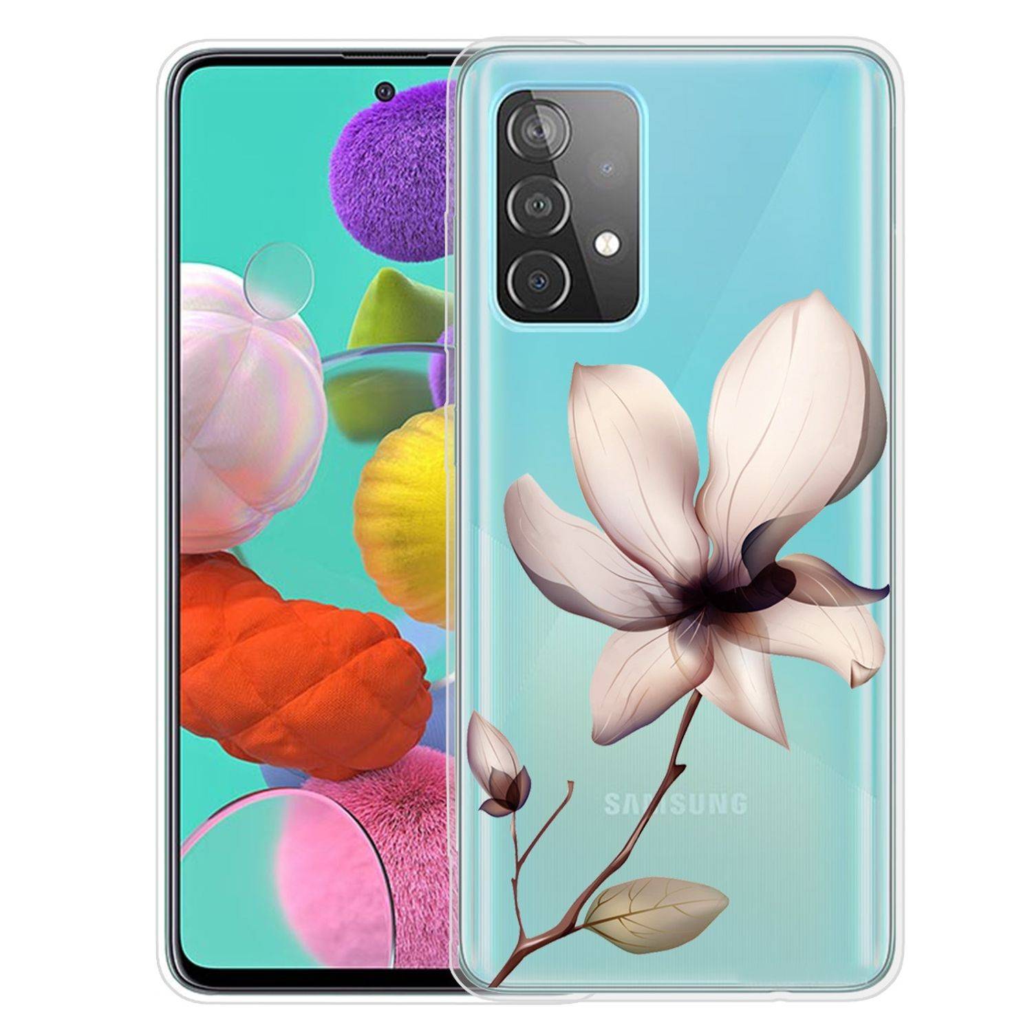 Samsung Galaxy A72 5G Handyhülle Backcover Transparent
