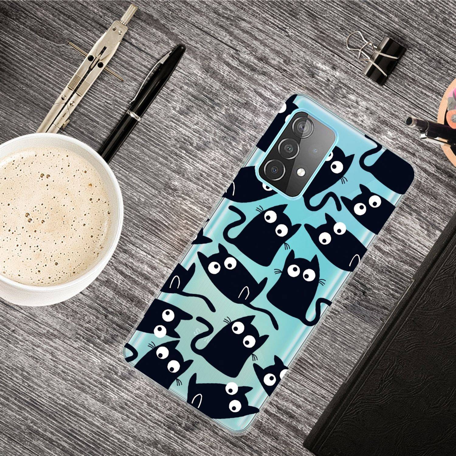 Samsung Galaxy A72 5G Handyhülle Backcover Transparent