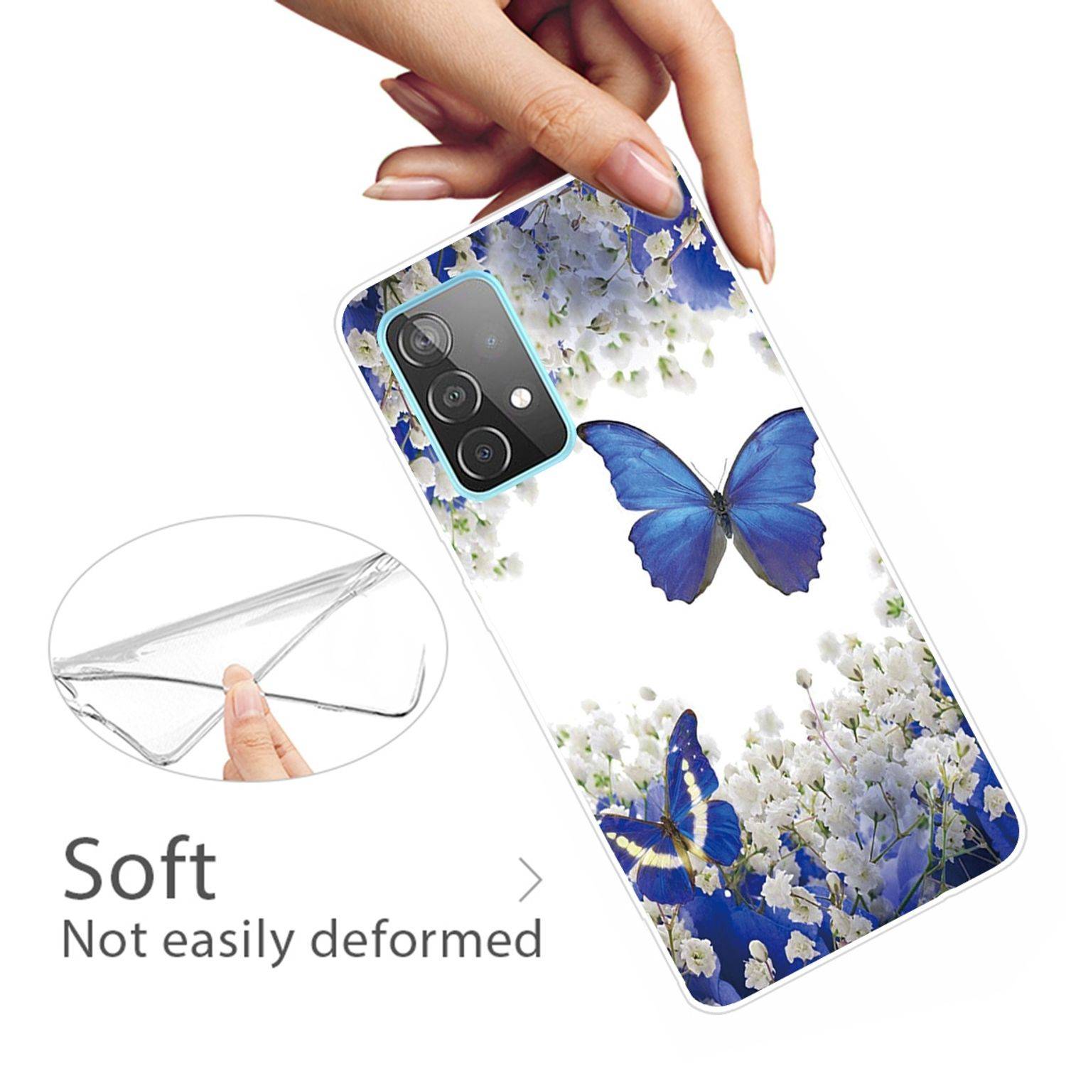 Samsung Galaxy A72 5G Handyhülle Backcover Transparent