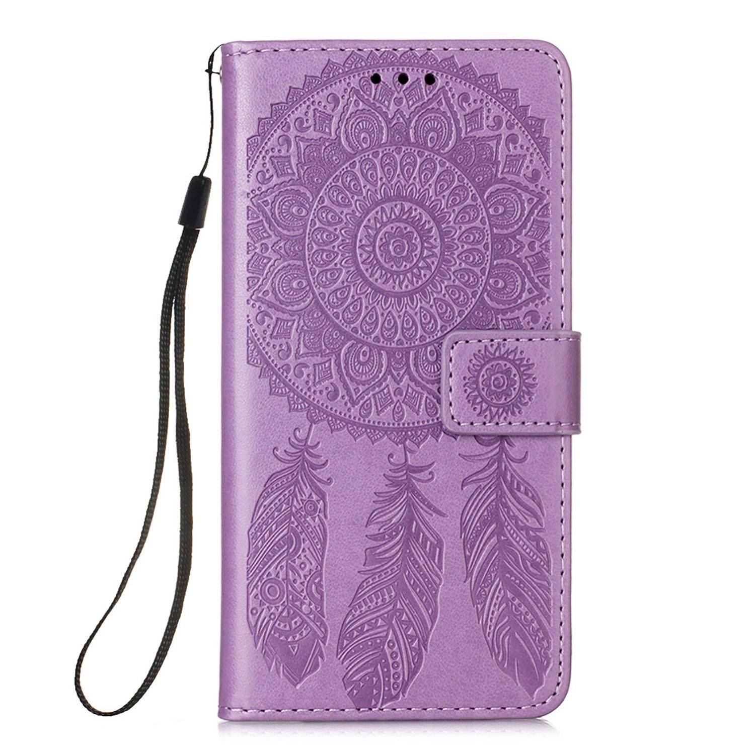 Samsung Galaxy A52 5G Handyhülle Bookcover Violett