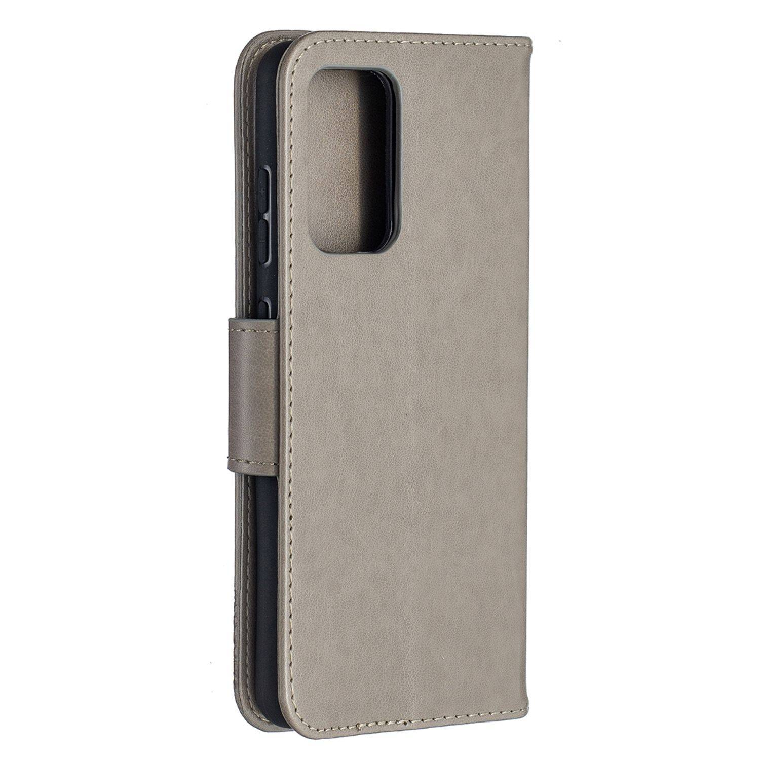 Samsung Galaxy A52 5G Handyhülle Bookcover Grau