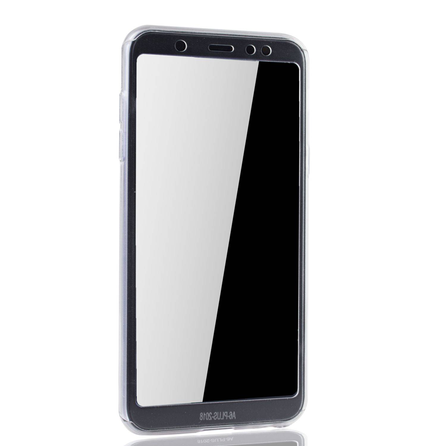 Samsung Galaxy A6 (2018) Handyhülle 360 Grad Schutz Full Cover Transparent