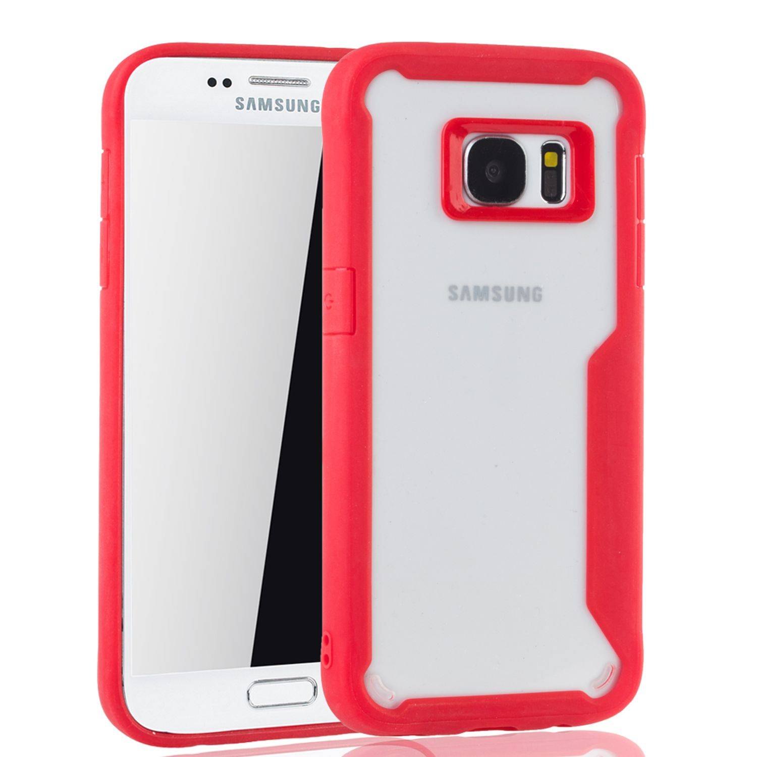 Samsung Galaxy S7 Handyhülle Backcover Rot