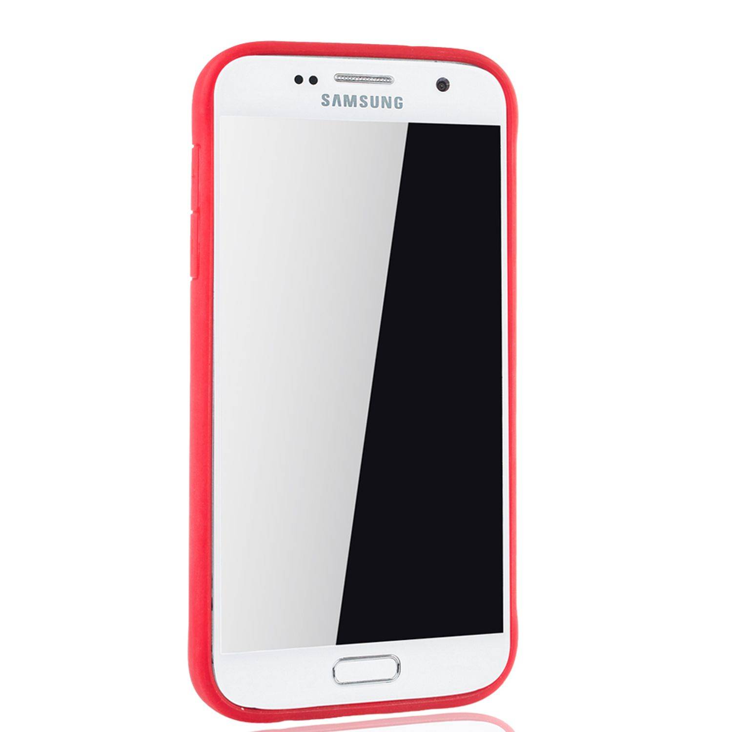 Samsung Galaxy S7 Edge Handyhülle Backcover Schwarz