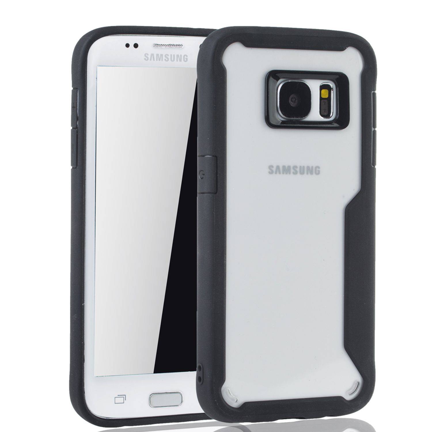 Samsung Galaxy S7 Edge Handyhülle Backcover Schwarz
