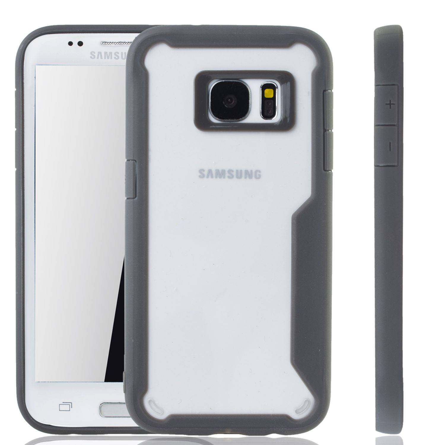 Samsung Galaxy S7 Edge Handyhülle Backcover Grau