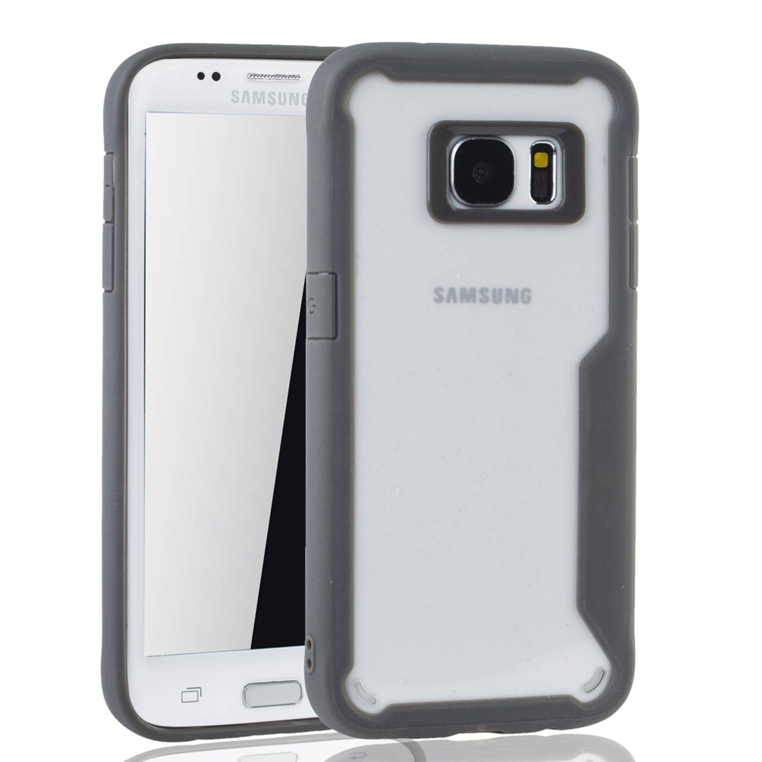 Samsung Galaxy S7 Edge Handyhülle Backcover Grau