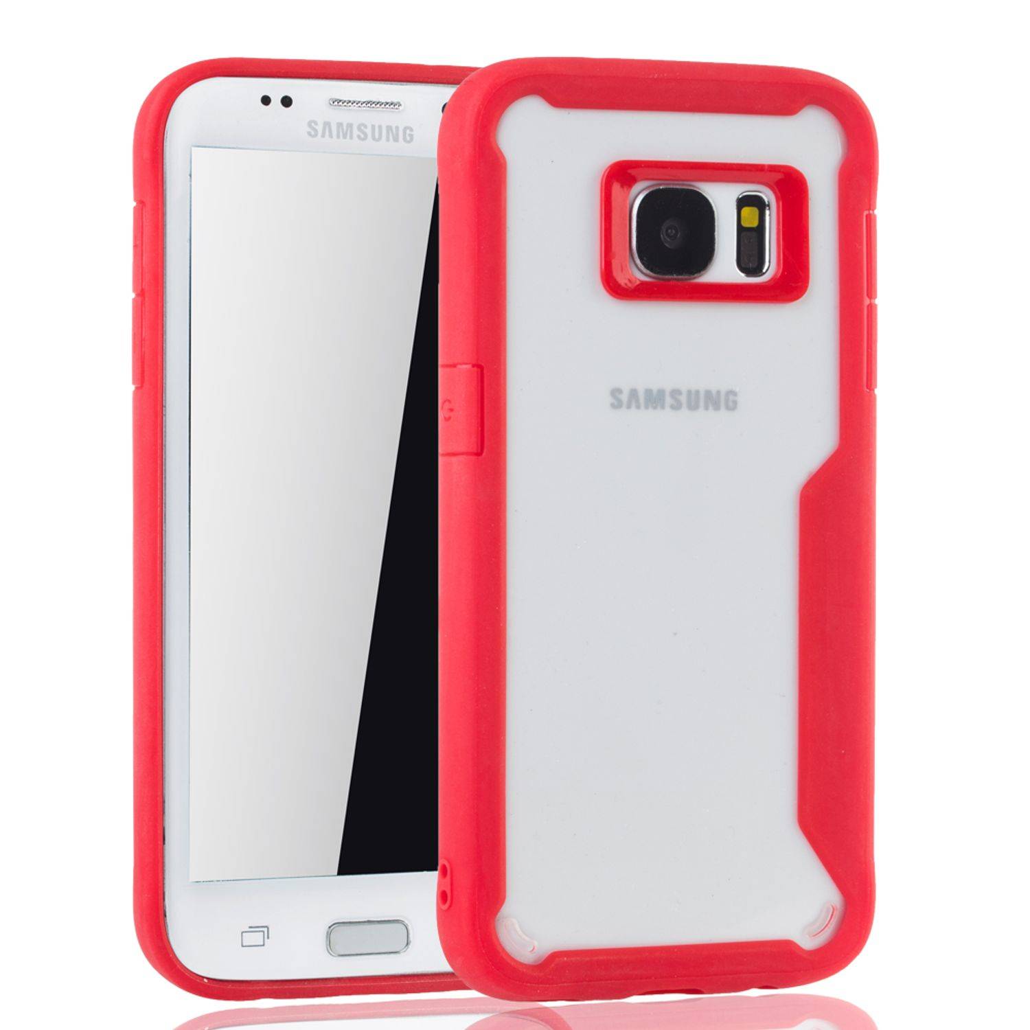 Samsung Galaxy S7 Edge Handyhülle Backcover Rot