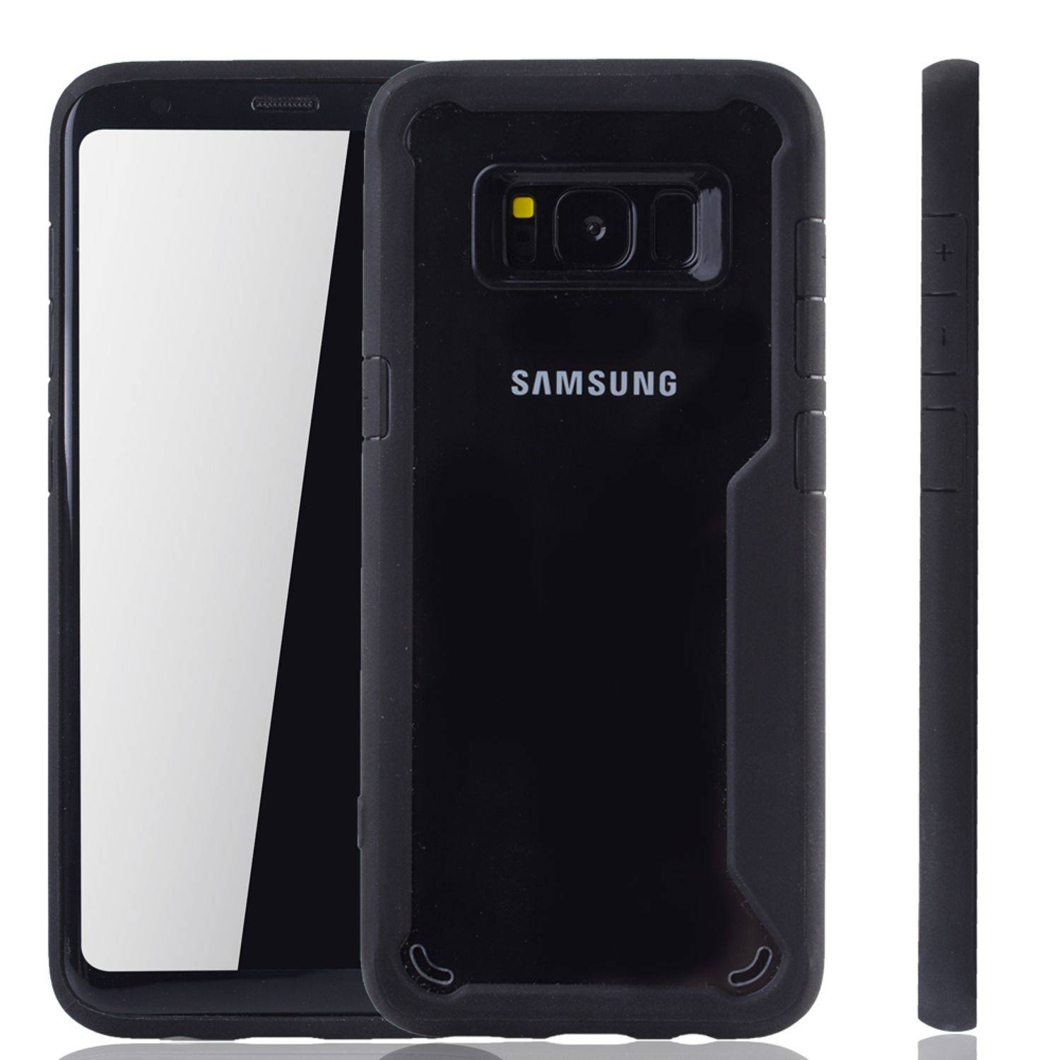 Samsung Galaxy S8 Handyhülle Backcover Schwarz