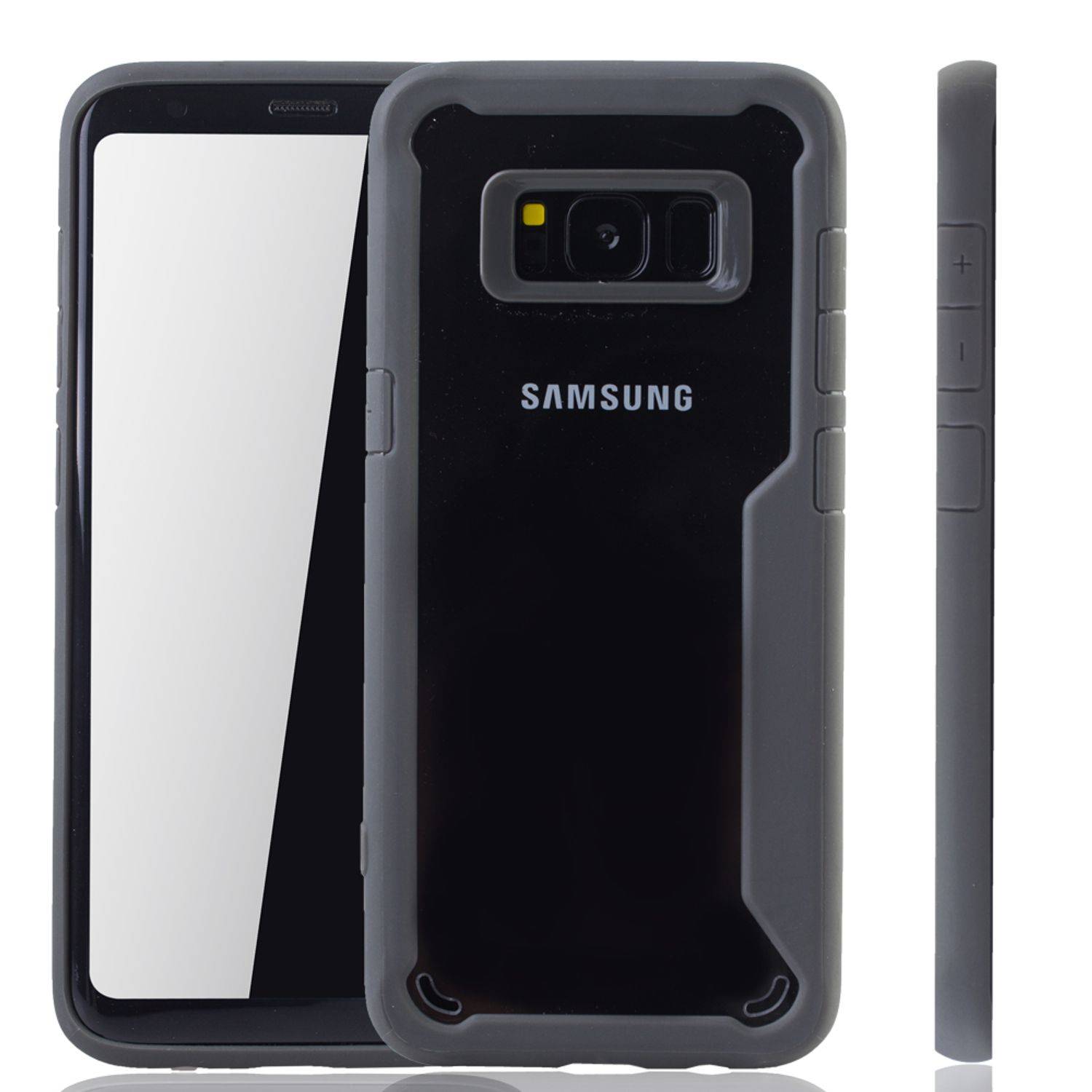 Samsung Galaxy S8 Handyhülle Backcover Grau