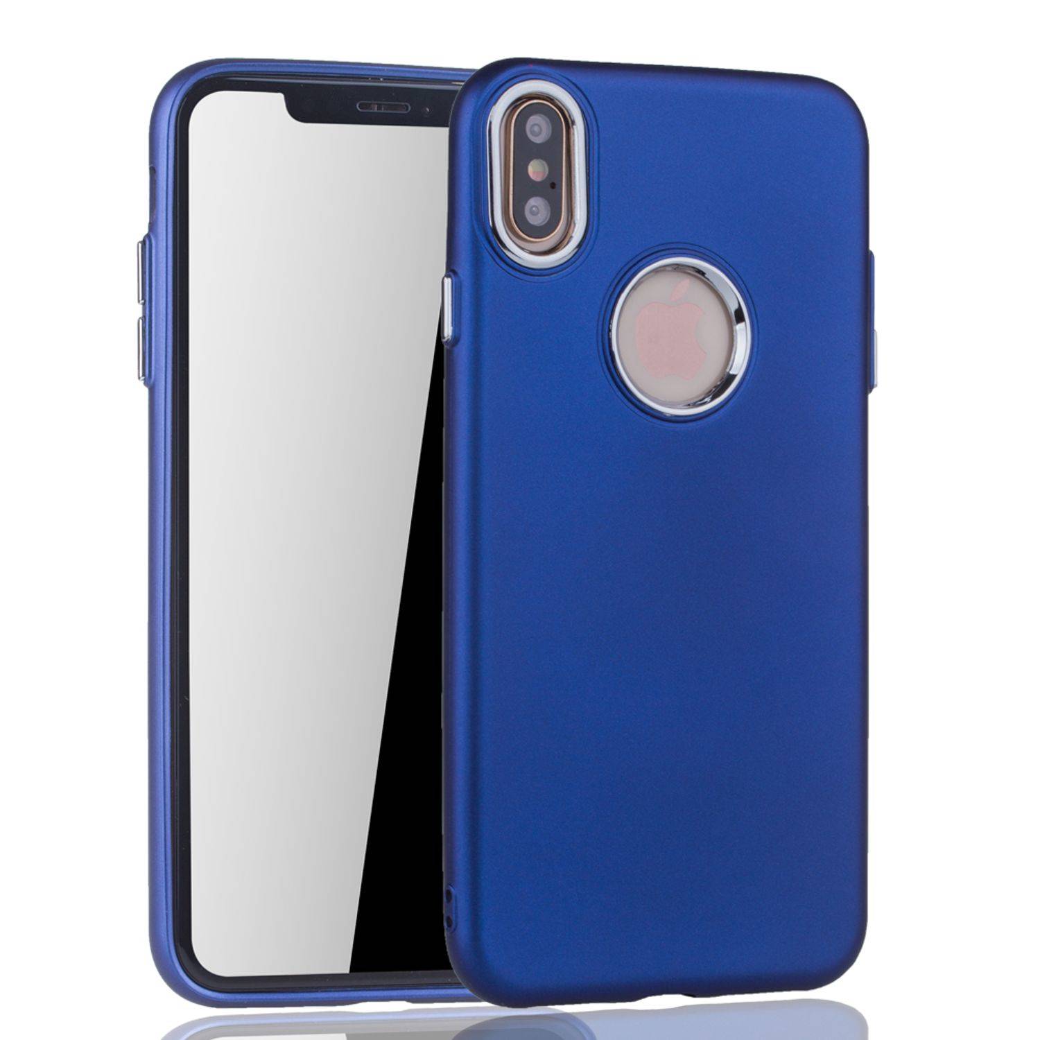 Apple iPhone XS Max Handyhülle Backcover Blau