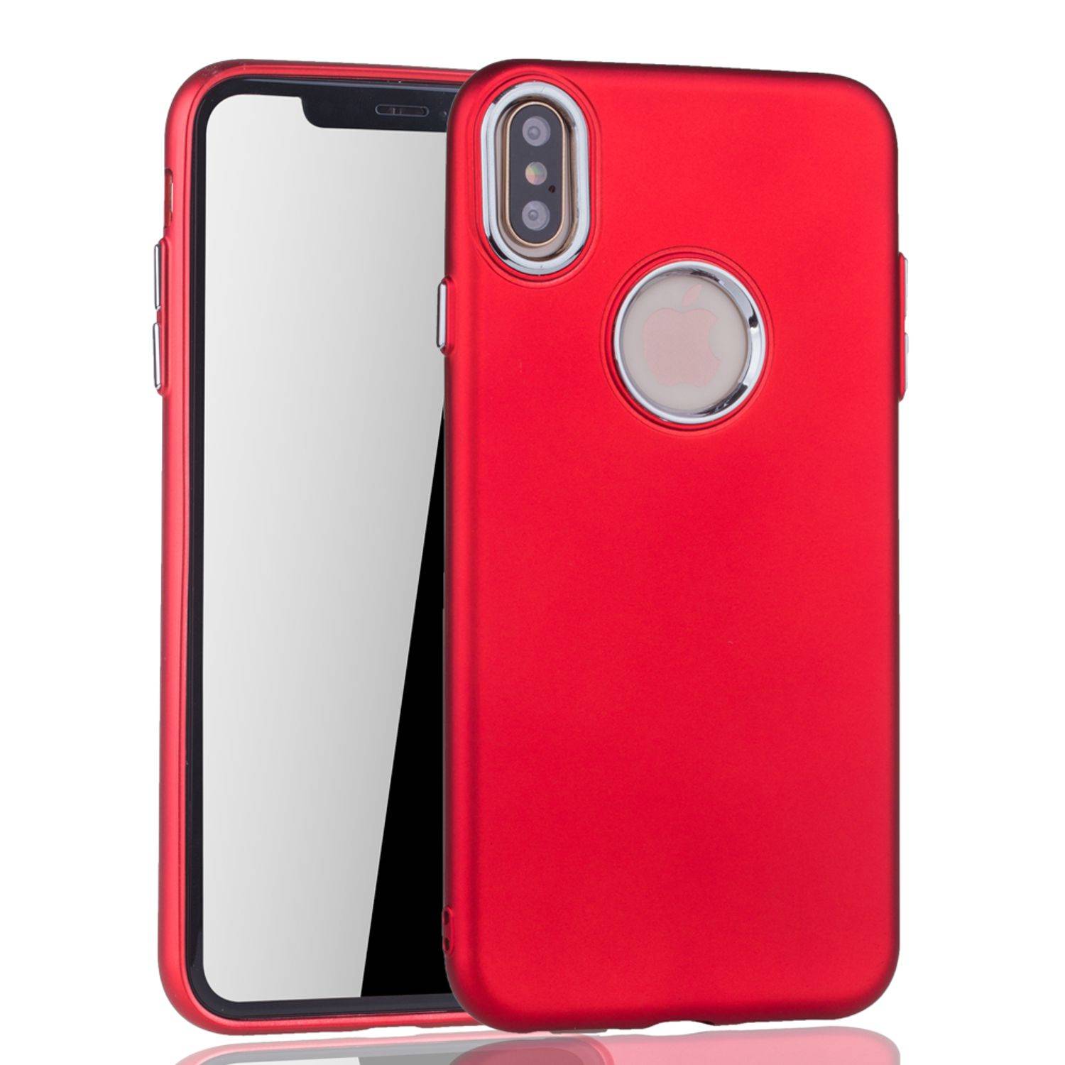 Apple iPhone XS Max Handyhülle Backcover Rot