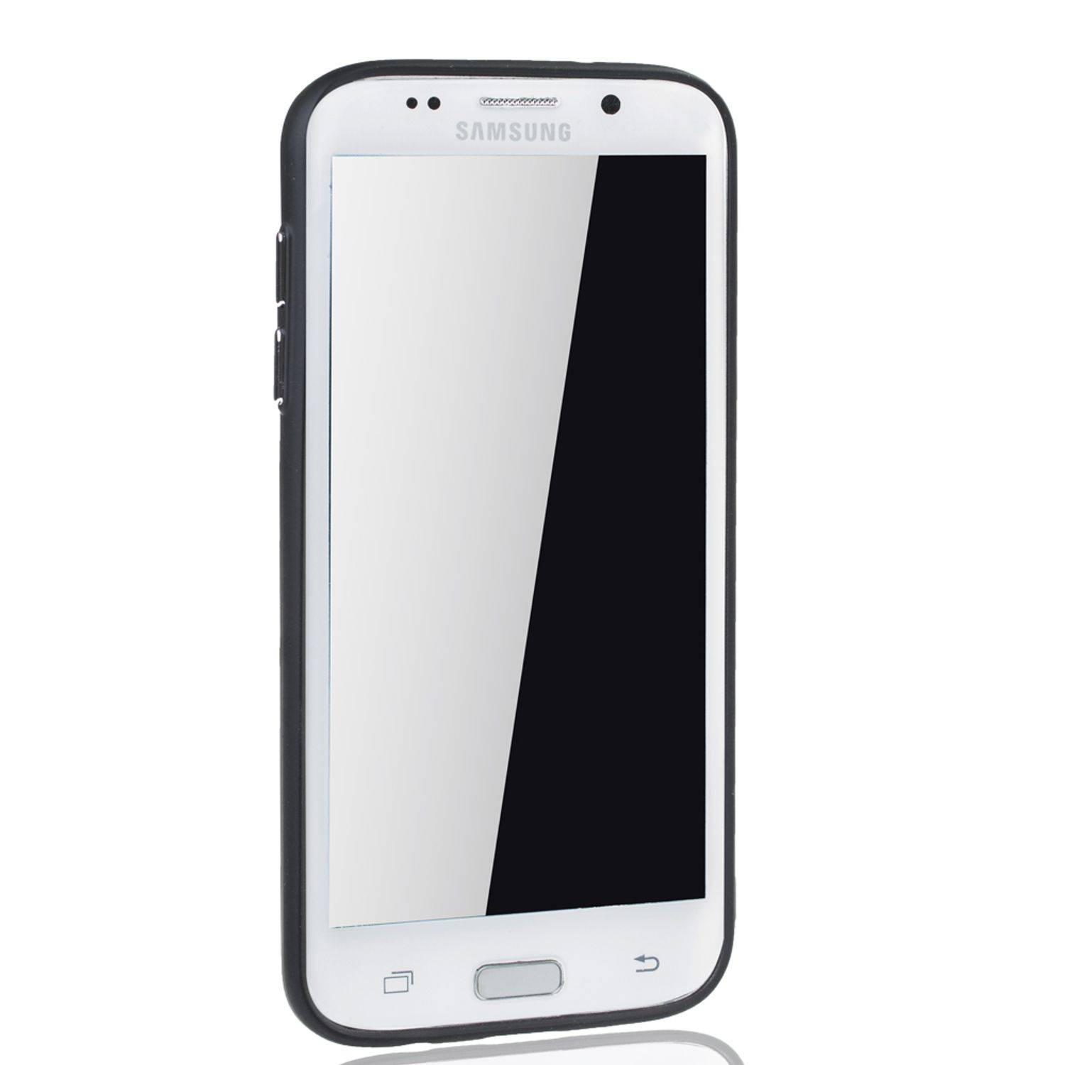 Samsung Galaxy S7 Edge Handyhülle Backcover Silber