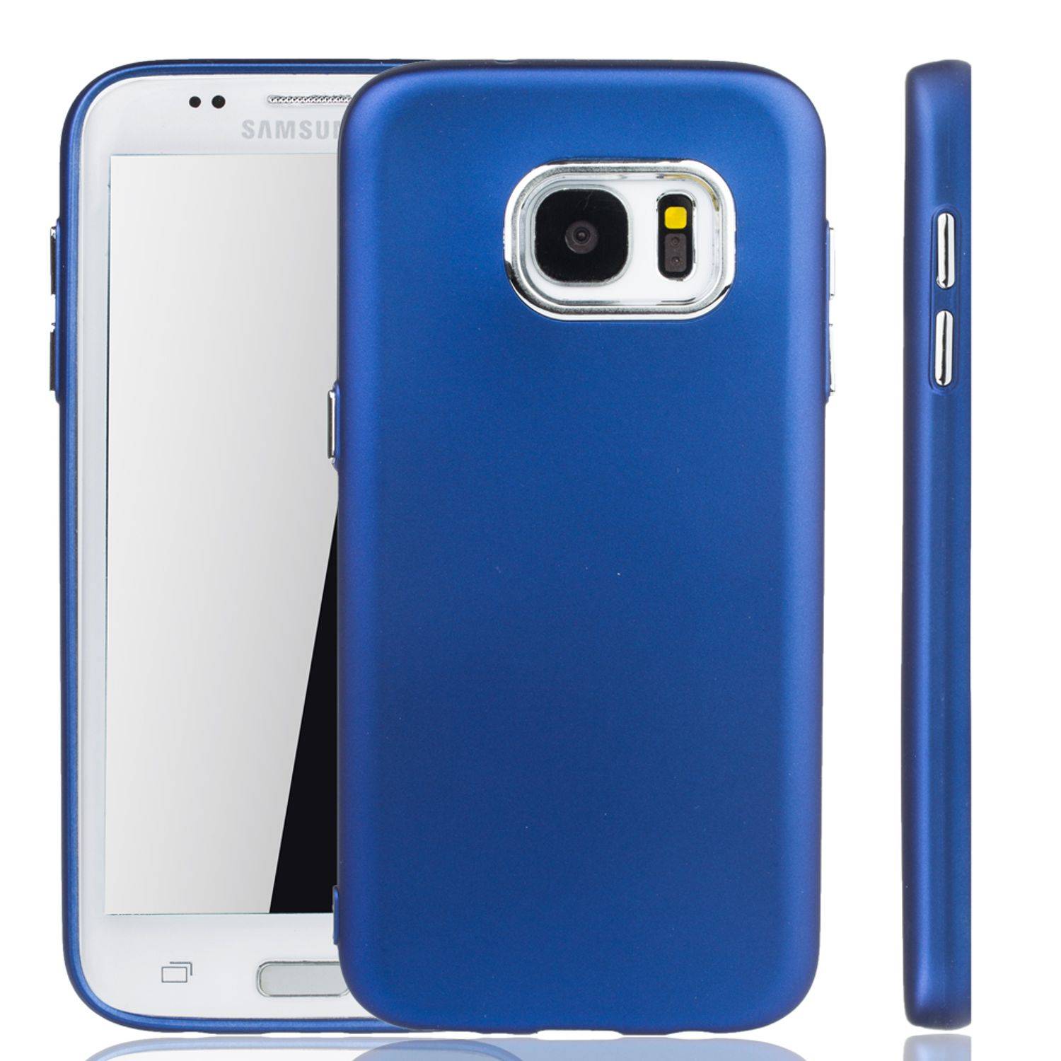 Samsung Galaxy S7 Edge Handyhülle Backcover Blau
