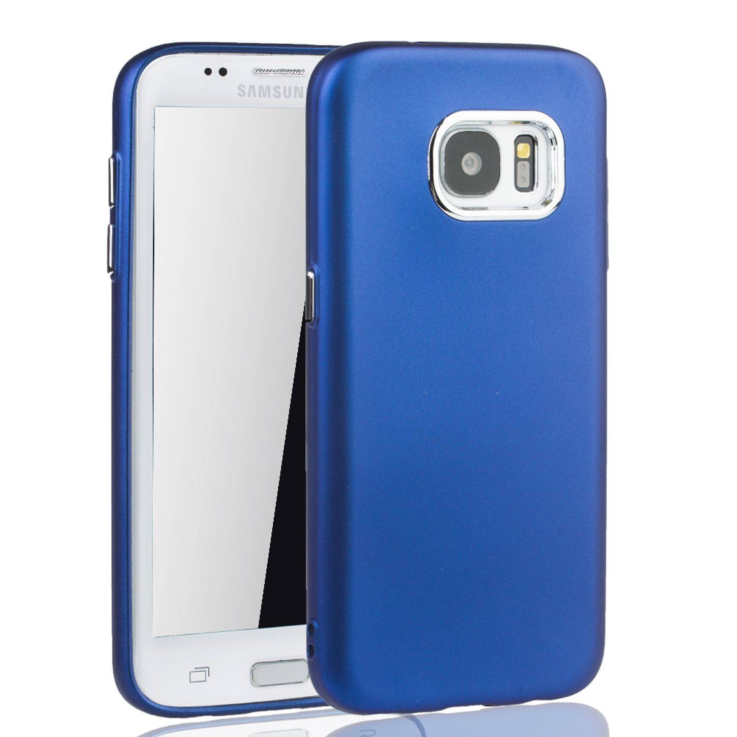 Samsung Galaxy S7 Edge Handyhülle Backcover Blau