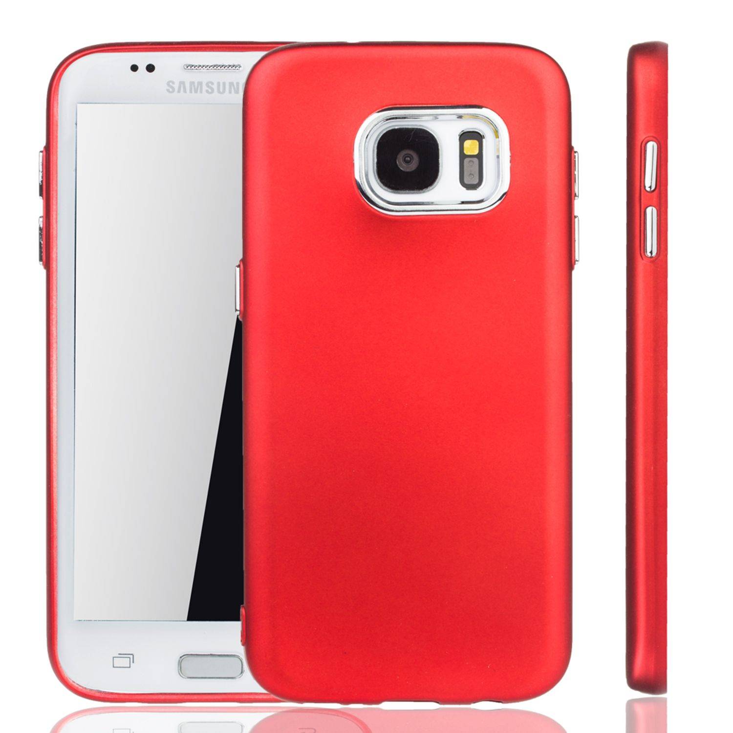 Samsung Galaxy S7 Edge Handyhülle Backcover Rot