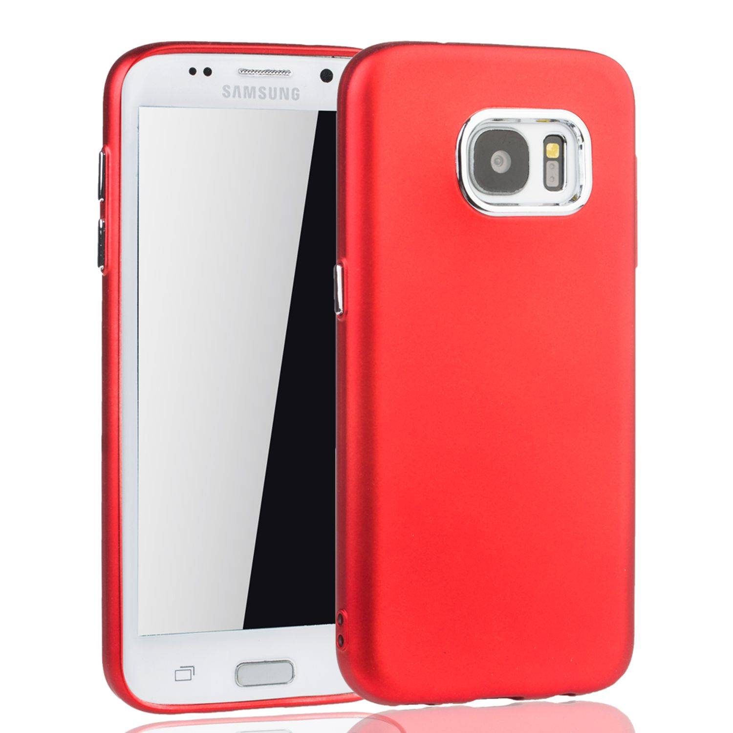 Samsung Galaxy S7 Edge Handyhülle Backcover Rot