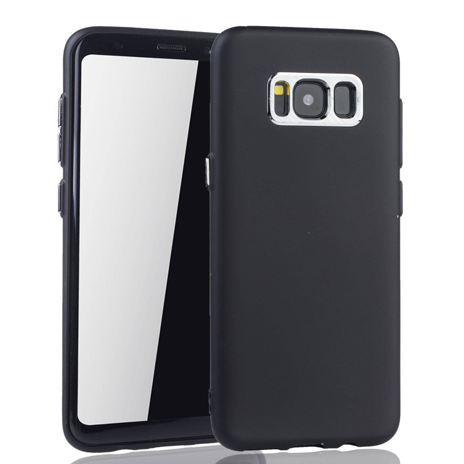 Samsung Galaxy S8 Plus Handyhülle Backcover Schwarz