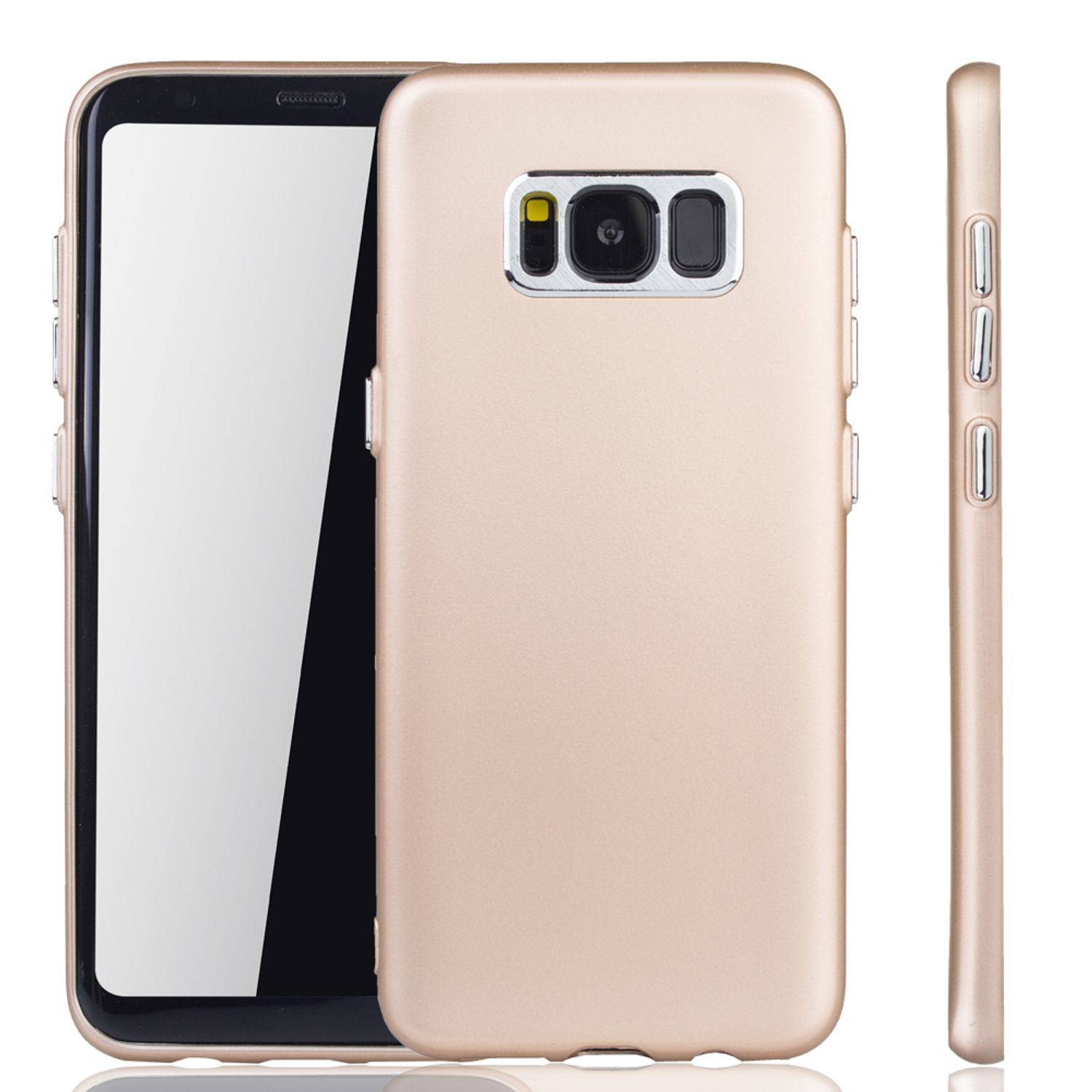 Samsung Galaxy S8 Plus Handyhülle Backcover Gold