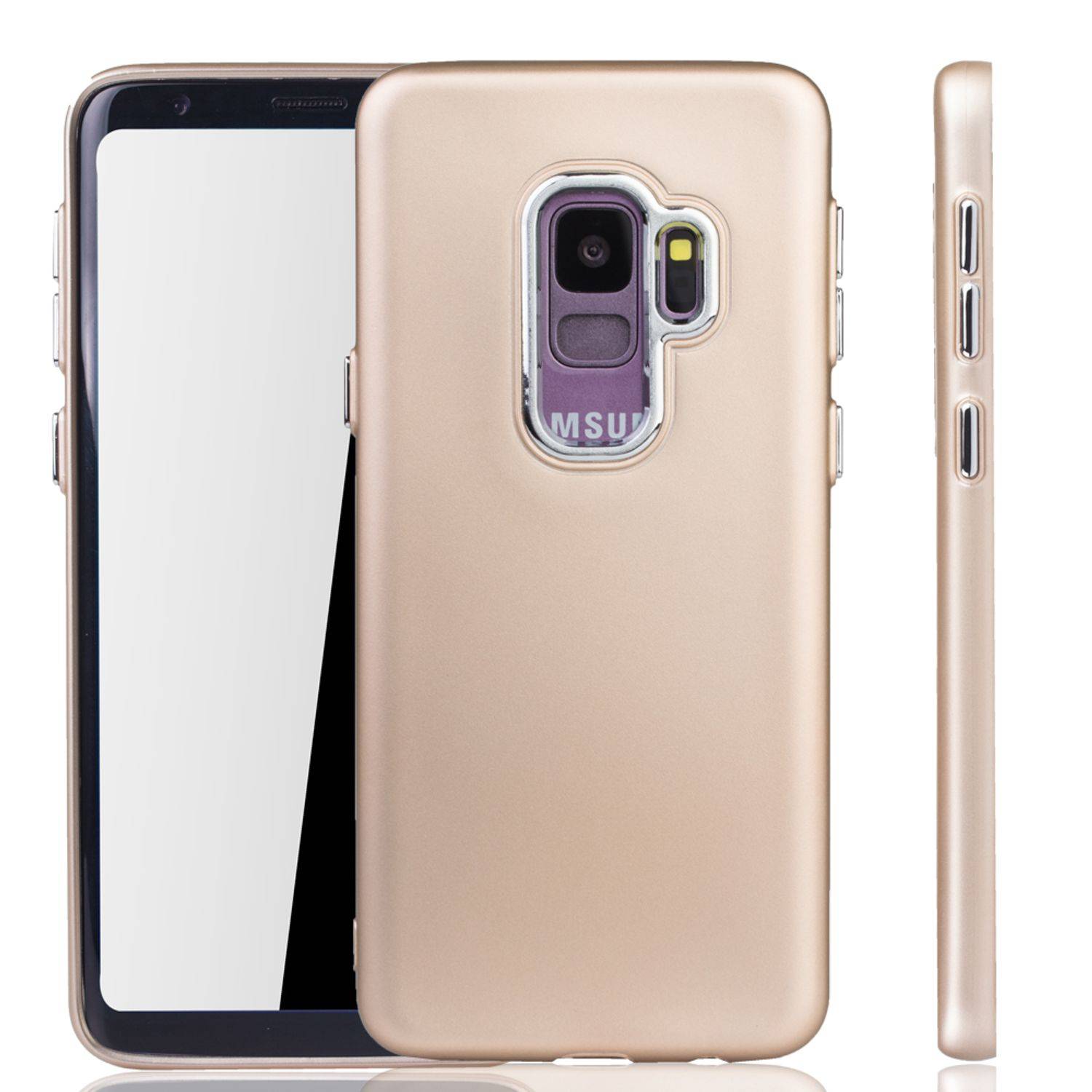 Samsung Galaxy S9 Handyhülle Backcover Gold
