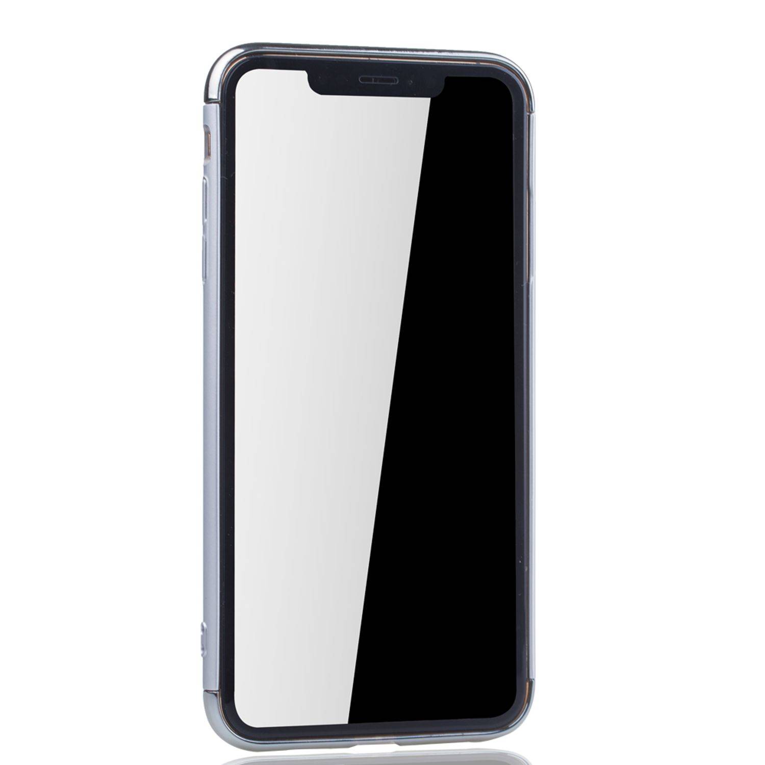 Apple iPhone XS Max Handyhülle Backcover Silber