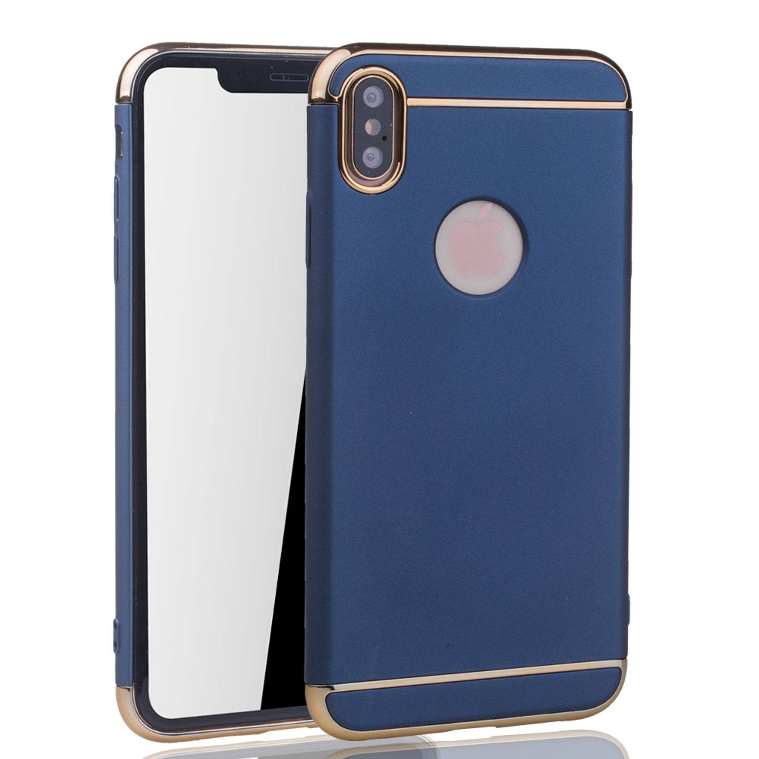 Apple iPhone XS Max Handyhülle Backcover Blau