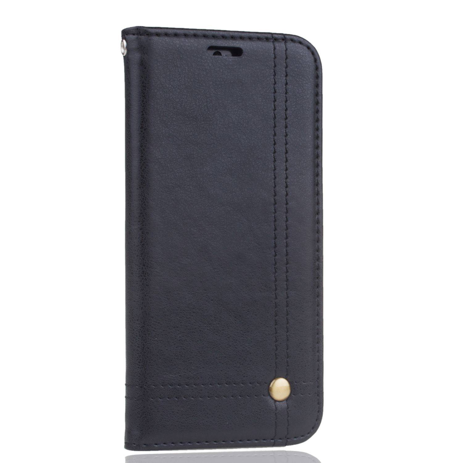 Huawei P20 Handyhülle Bookcover Schwarz