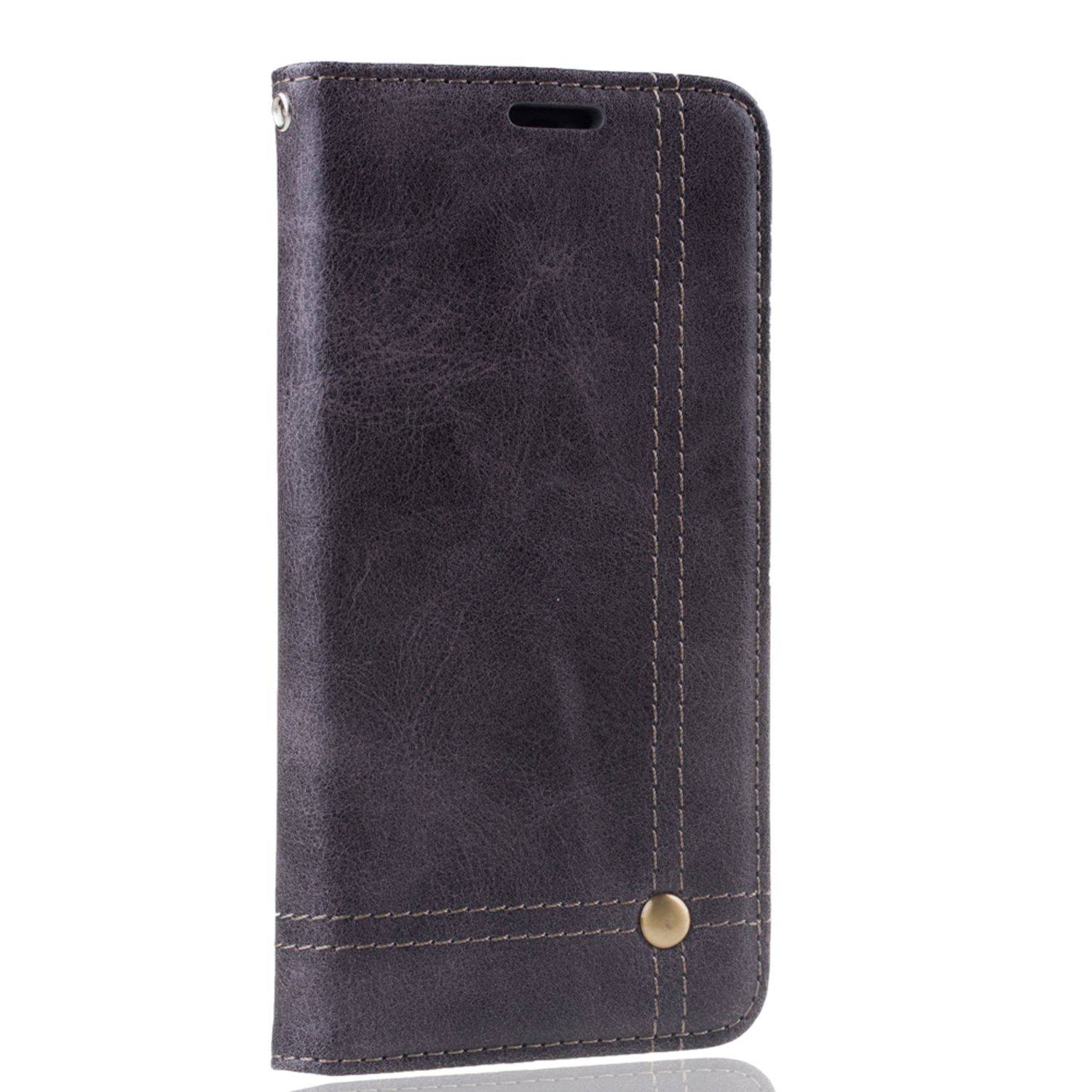 Huawei P20 Pro Handyhülle Bookcover Grau