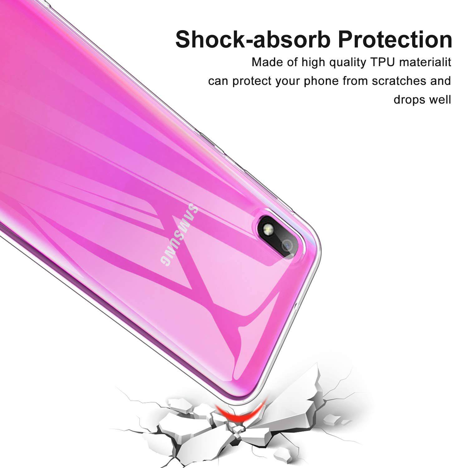 Samsung Galaxy A10s Handyhülle Ultra Dünn Bumper Backcover Transparent