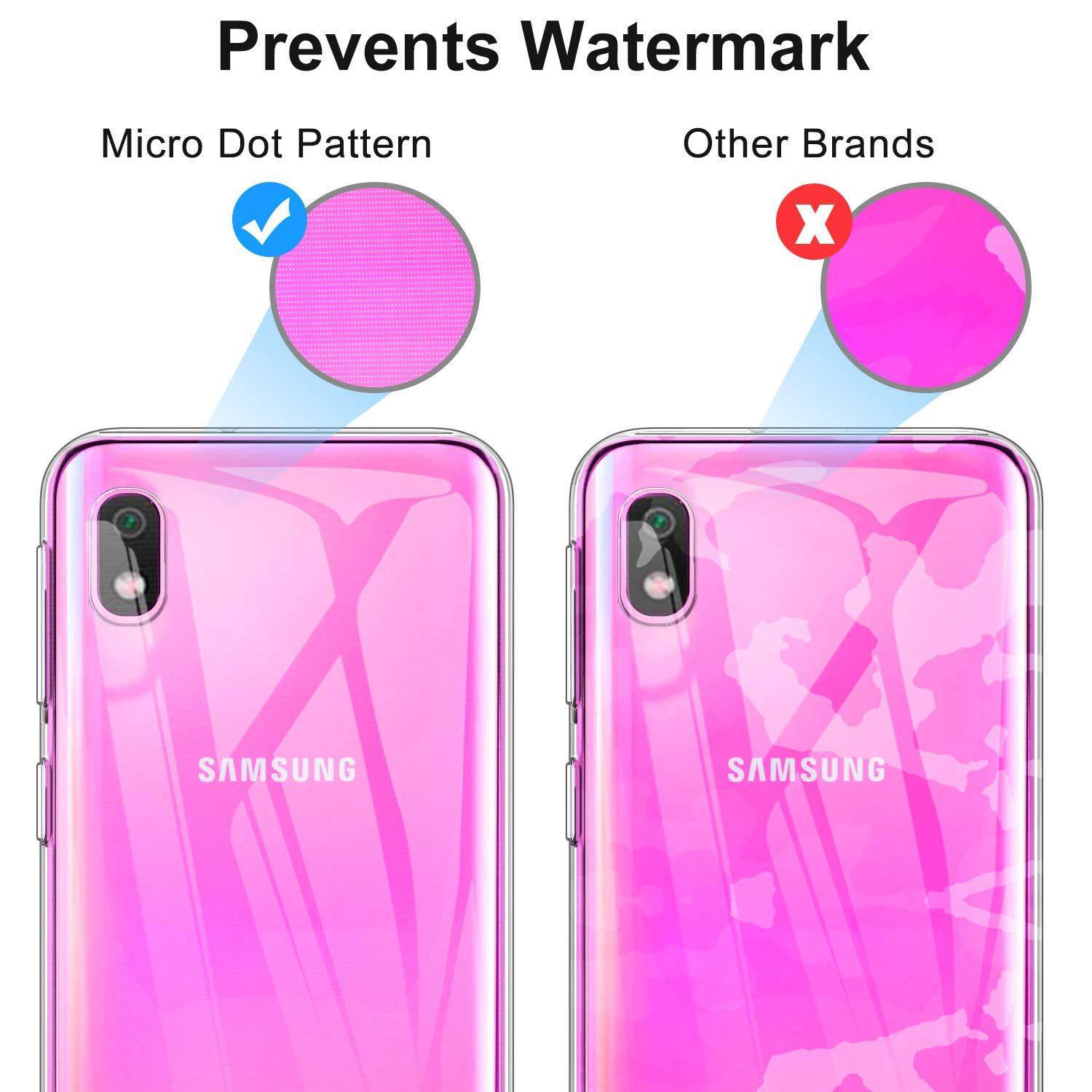 Samsung Galaxy A10s Handyhülle Ultra Dünn Bumper Backcover Transparent