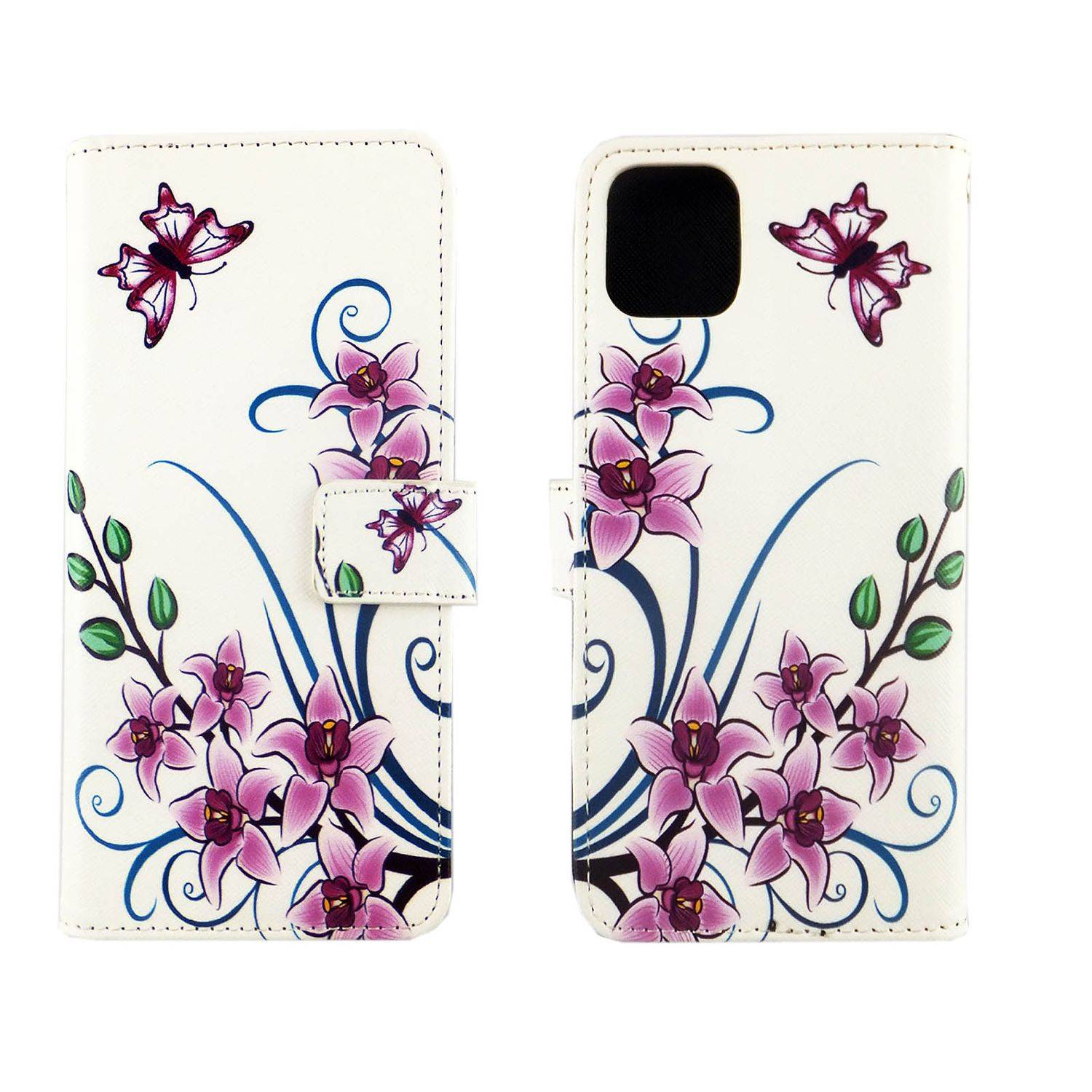 Apple iPhone 11 Pro Handyhülle Bookcover Weiß