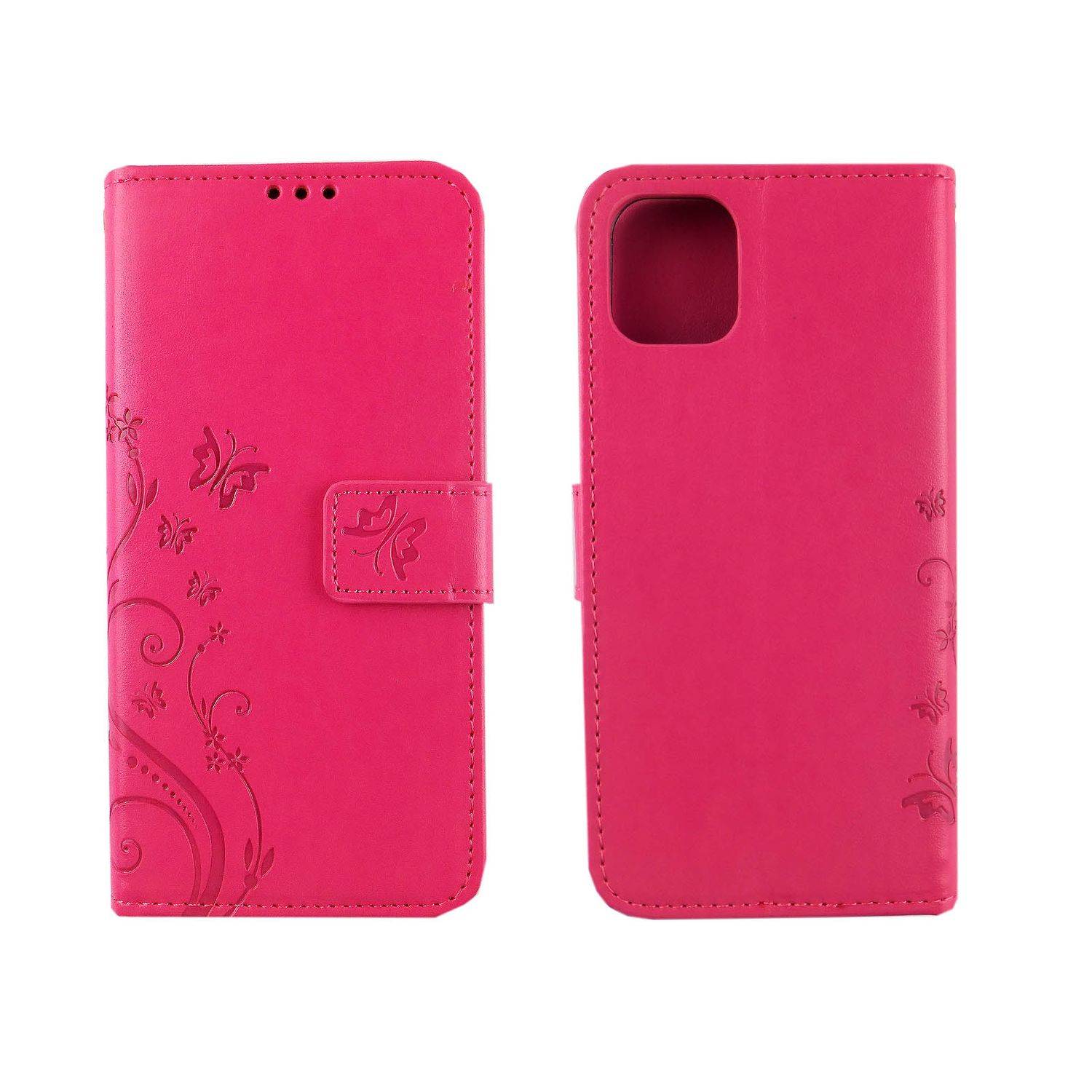 Apple iPhone 11 Pro Handyhülle Bookcover Rosa