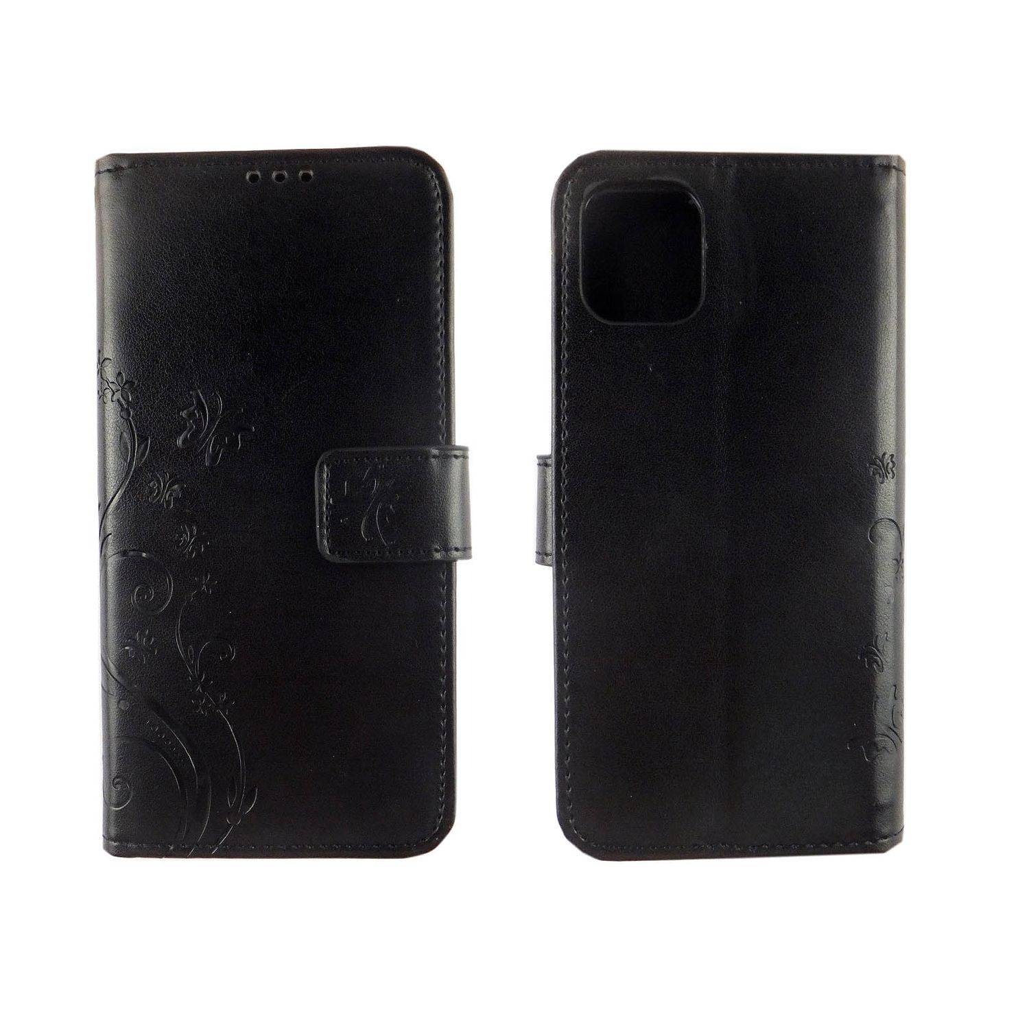 Apple iPhone 11 Pro Max Handyhülle Bookcover Schwarz