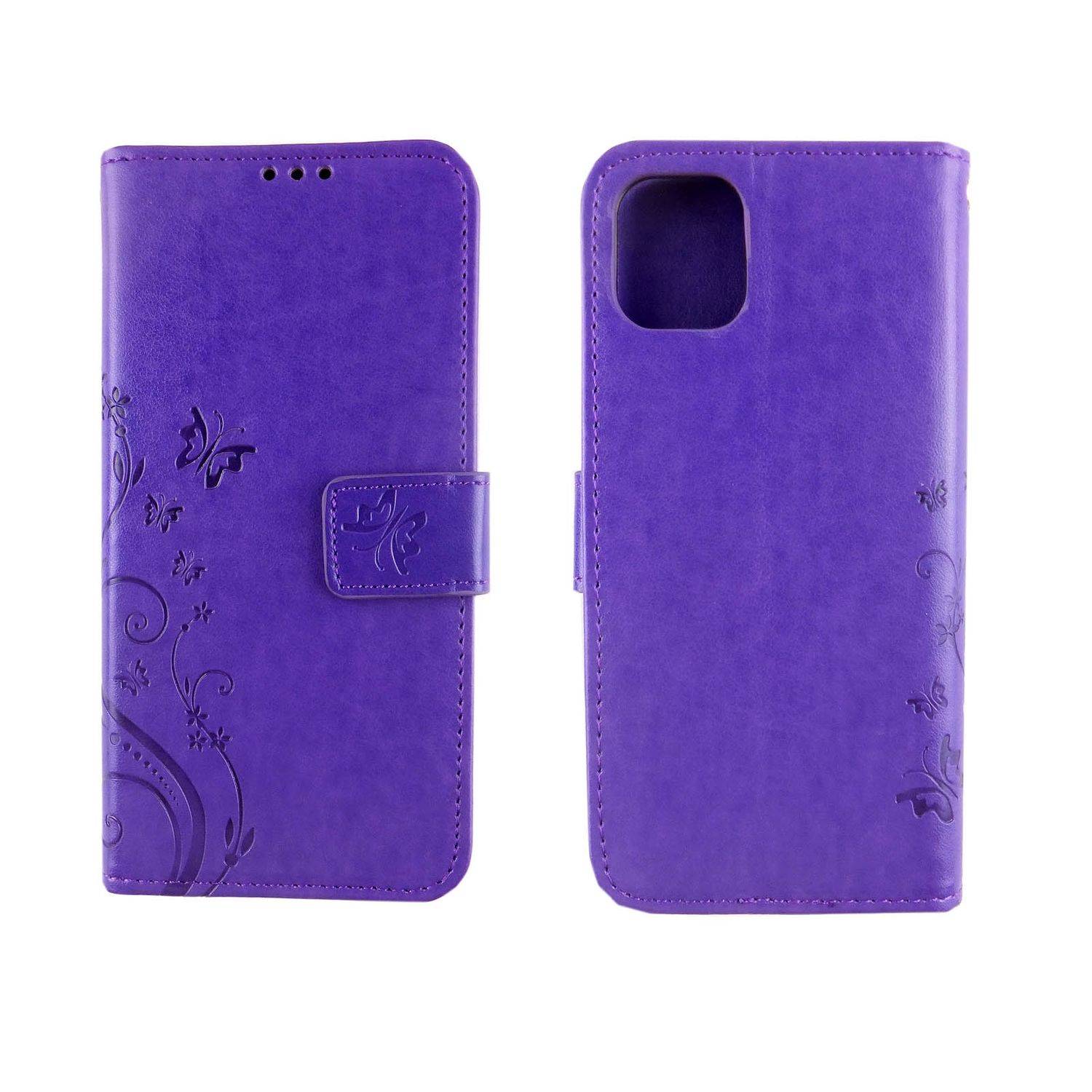 Apple iPhone 11 Pro Max Handyhülle Bookcover Violett