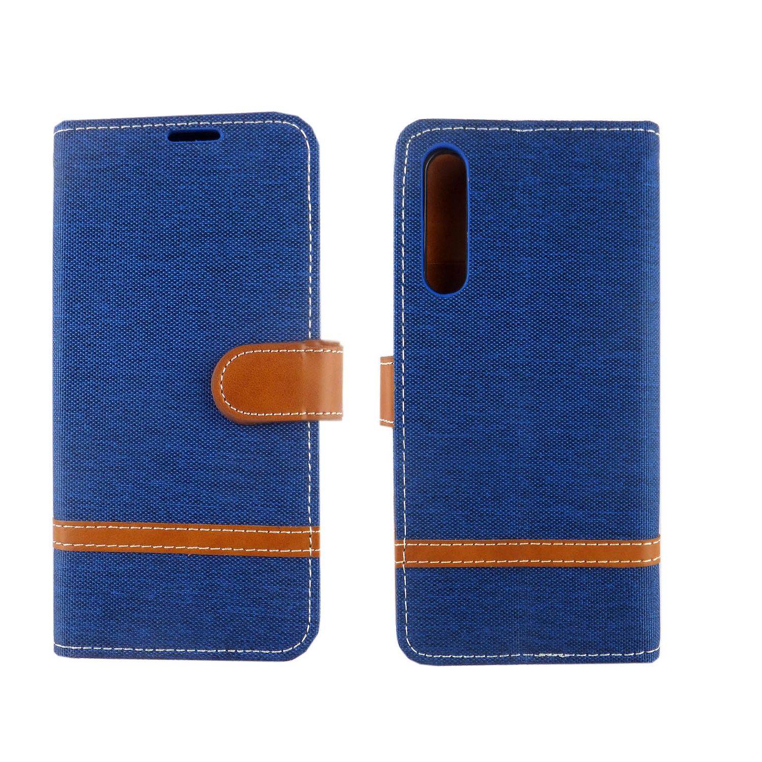 Huawei P20 Pro Handyhülle Bookcover Blau