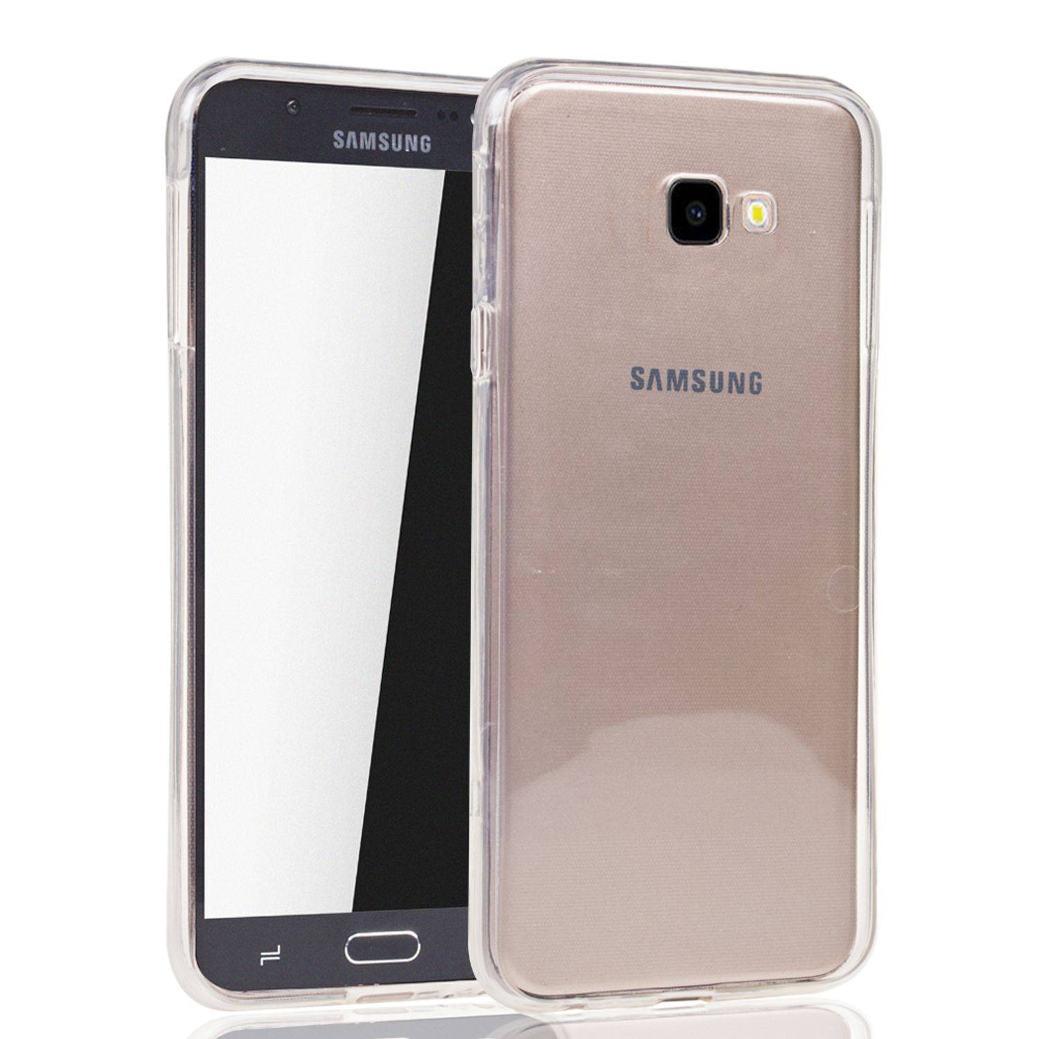 Samsung Galaxy J4 Plus Handyhülle Full-Cover 360 Grad Full Cover Transparent