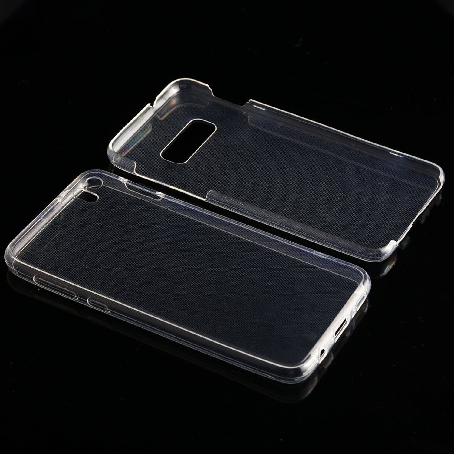 Samsung Galaxy S10e Handyhülle Full-Cover 360 Grad Full Cover Transparent