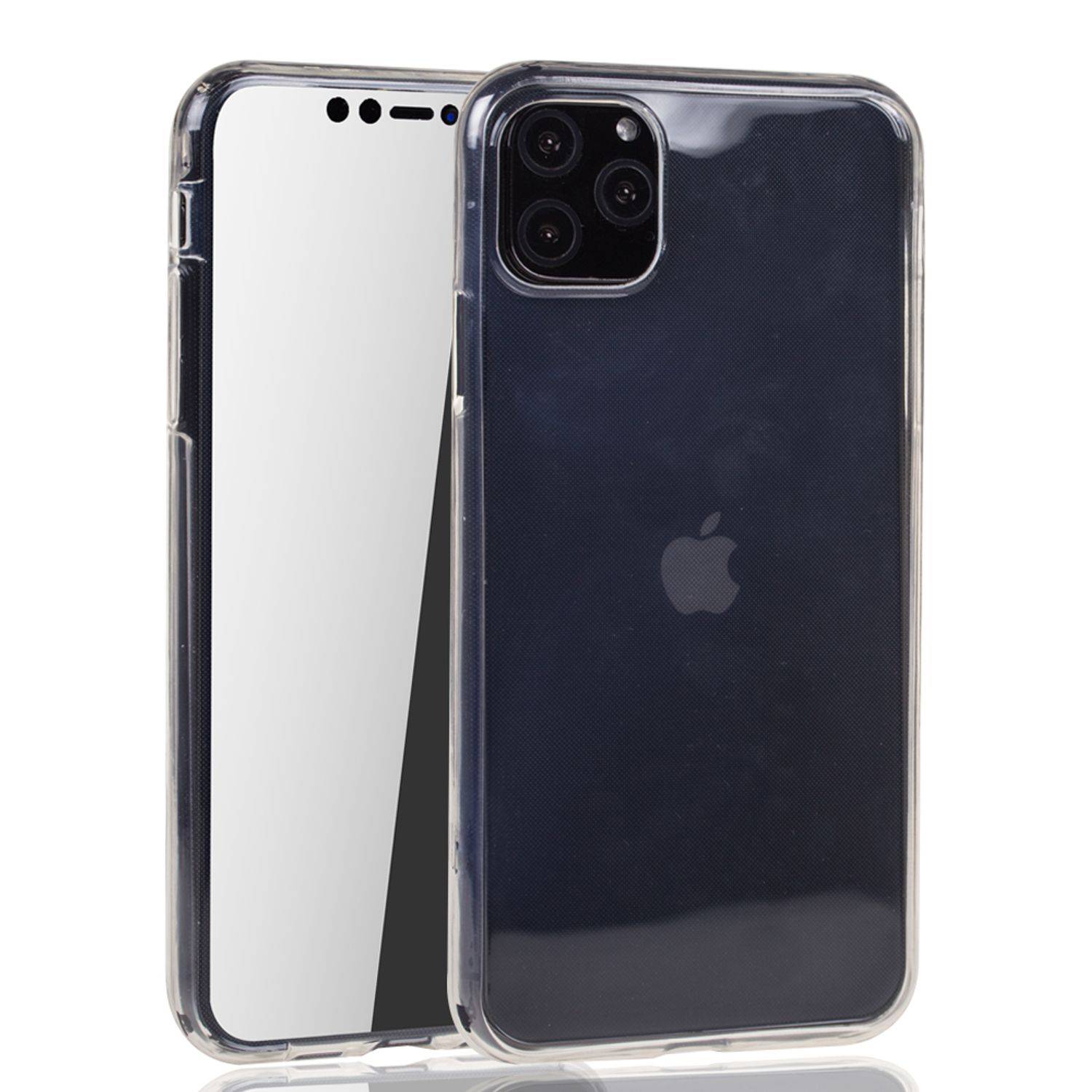 Apple iPhone 11 Pro Handyhülle Full-Cover 360 Grad Full Cover Transparent