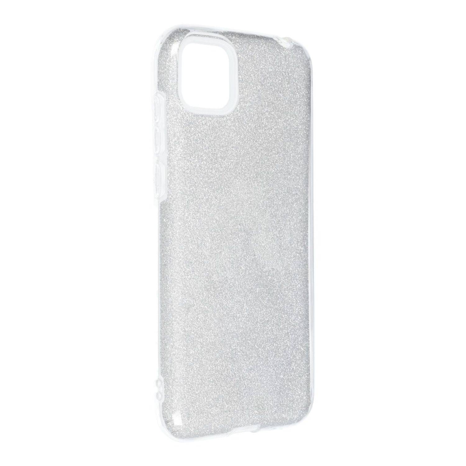 Hülle kompatibel mit Huawei Y5p Kunststoff Soft Handyhülle - Handy Case Silber