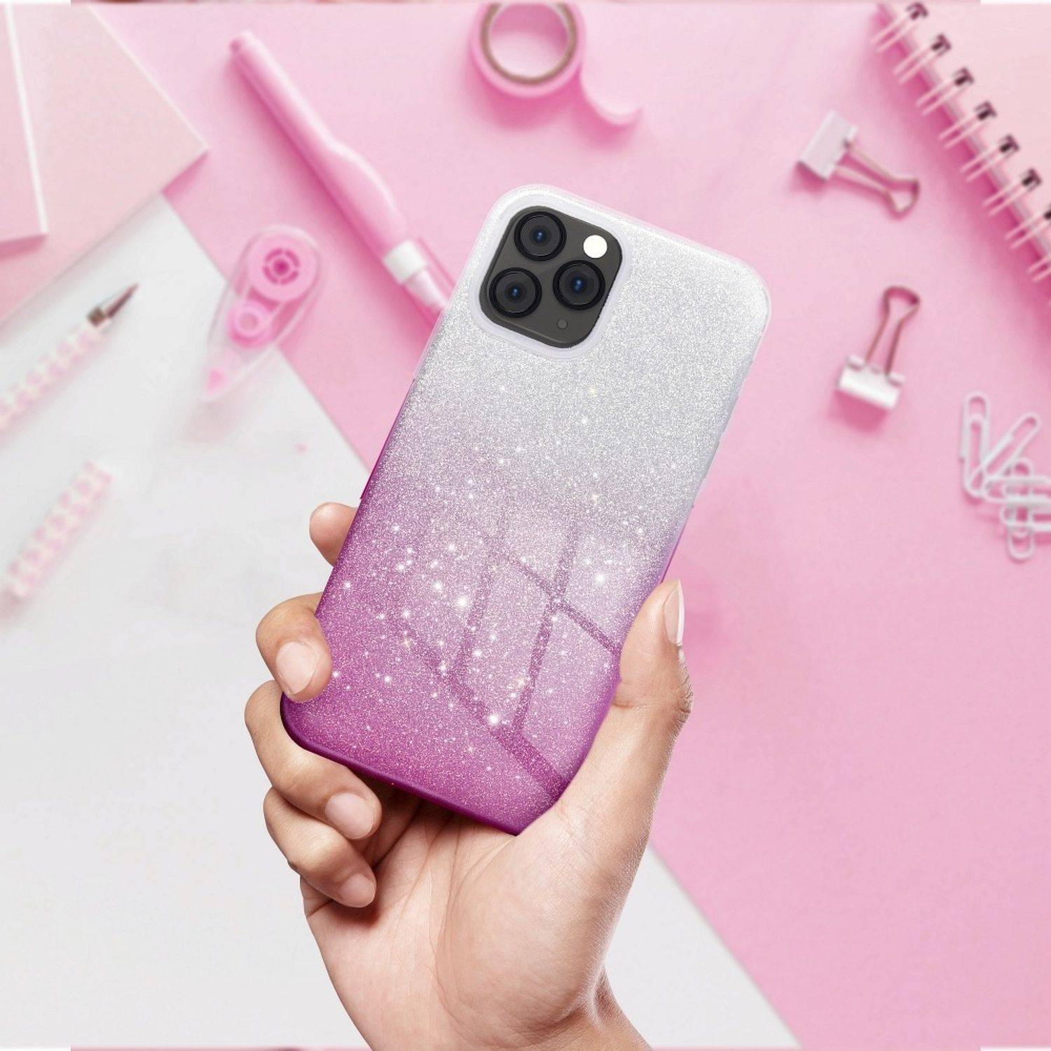 Hülle kompatibel mit Huawei Y5p Kunststoff Soft Handyhülle - Handy Case Rosa
