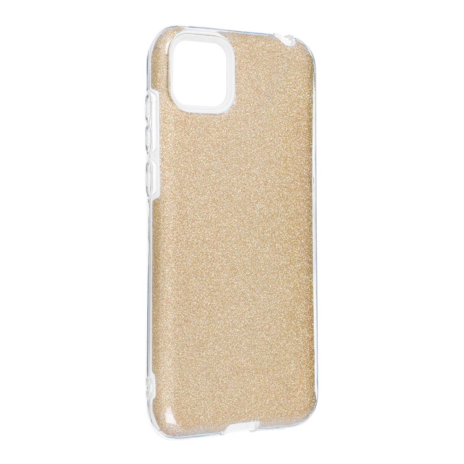 Hülle kompatibel mit Huawei Y5p Kunststoff Soft Handyhülle - Handy Case Gold