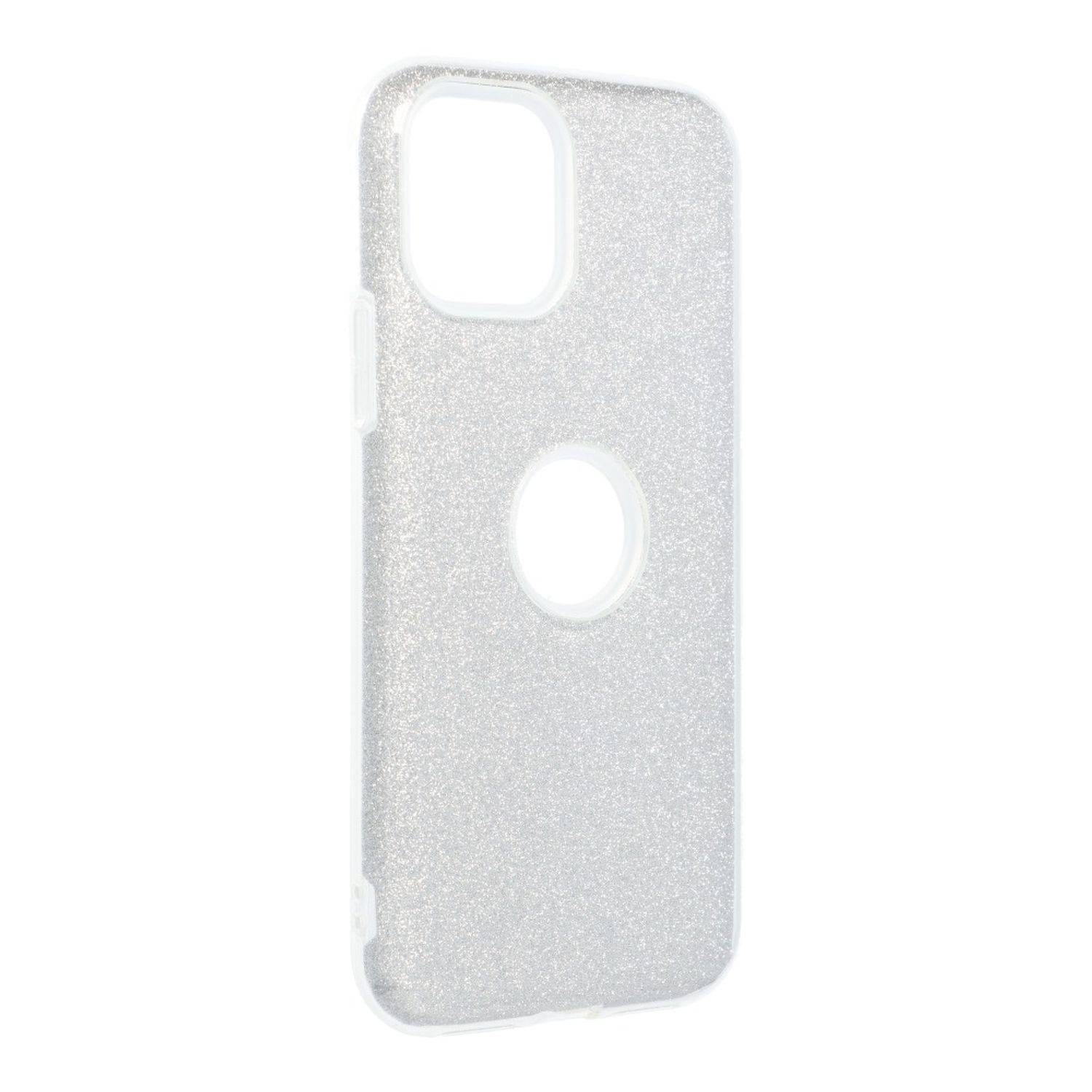 Hülle kompatibel mit Apple iPhone 11 Pro Kunststoff Soft Handyhülle - Handy Case Silber