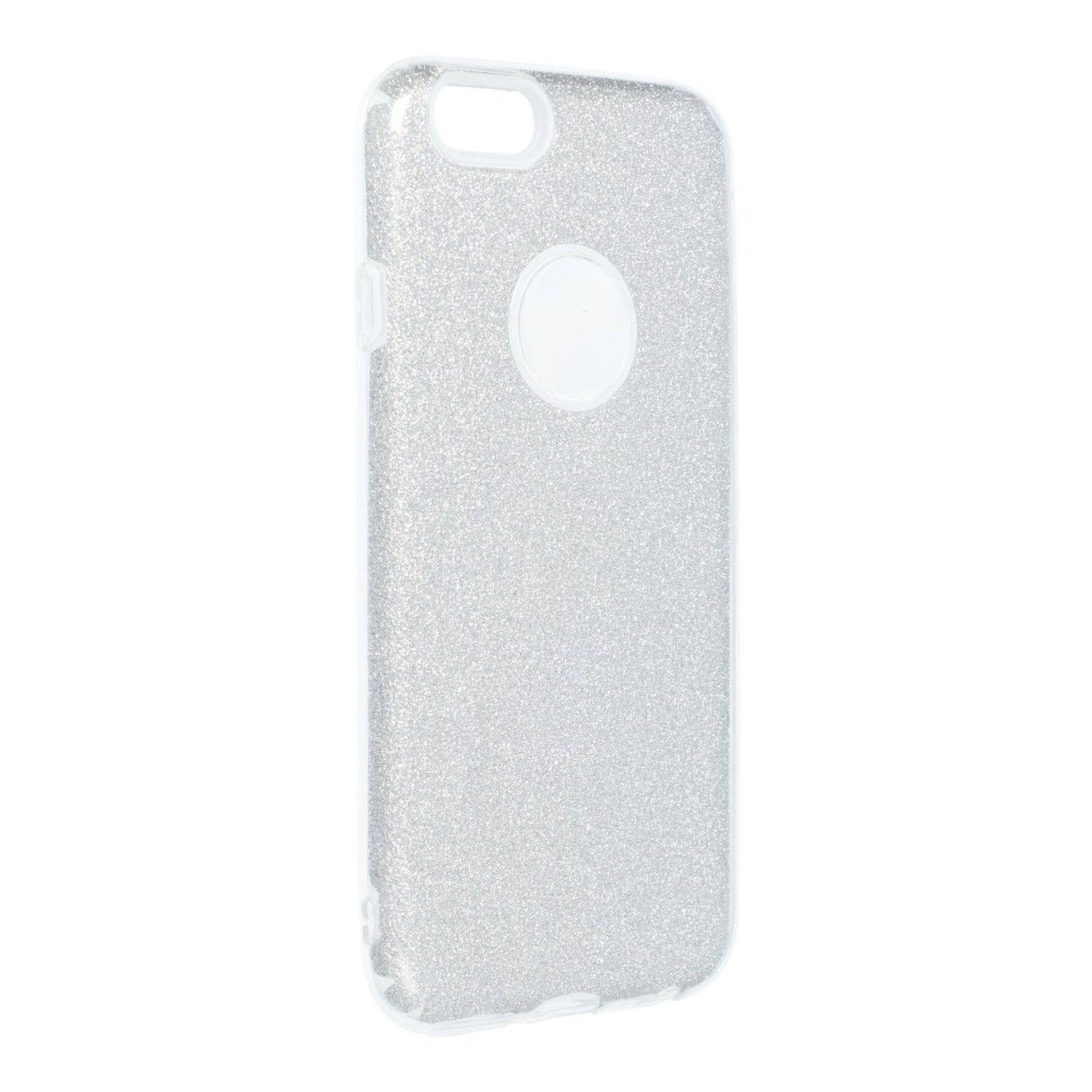 Hülle kompatibel mit Apple iPhone 6 / 6s Kunststoff Soft Handyhülle - Handy Case Silber