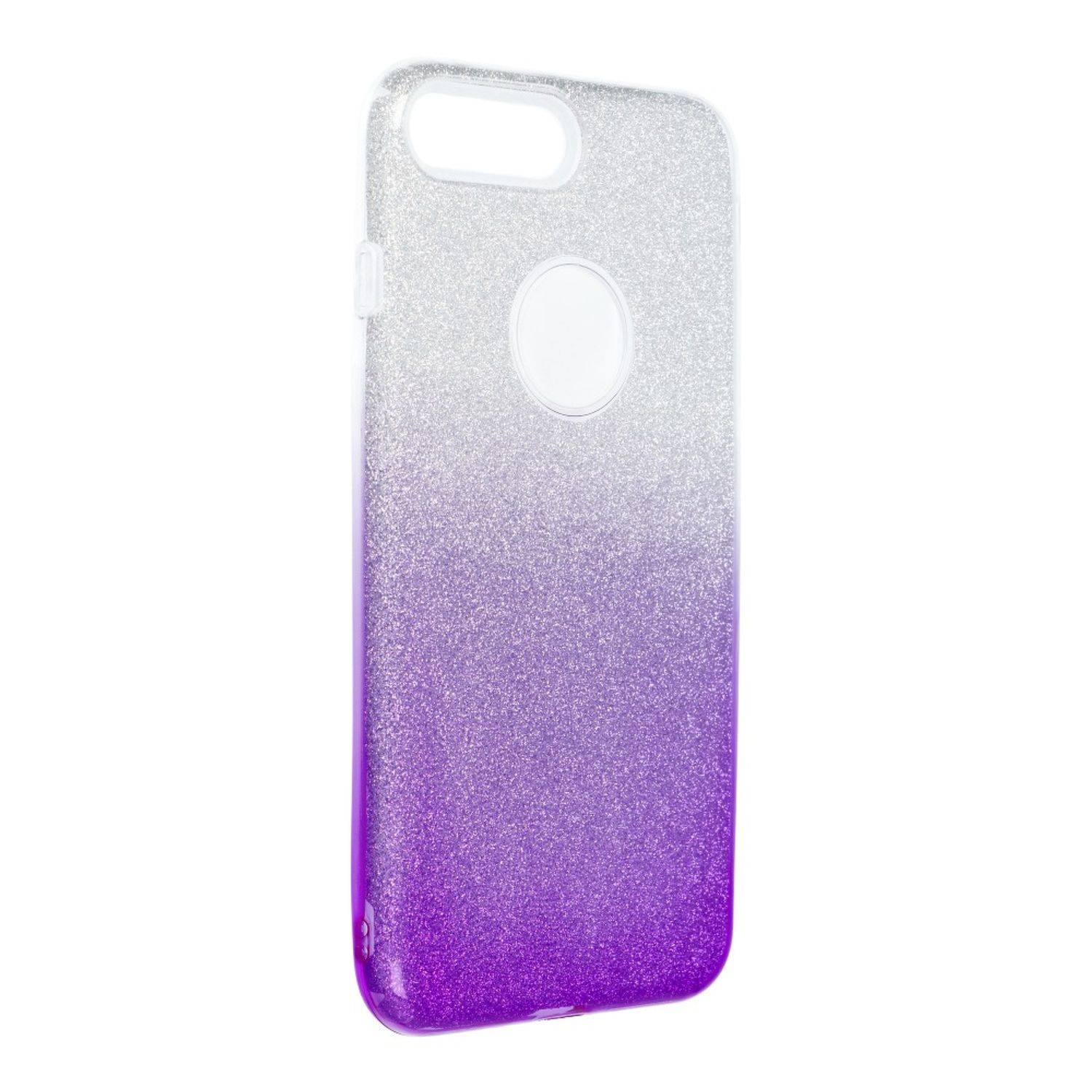 Hülle kompatibel mit Apple iPhone 7 Plus / 8 Plus Kunststoff Soft Handyhülle - Handy Case Violett