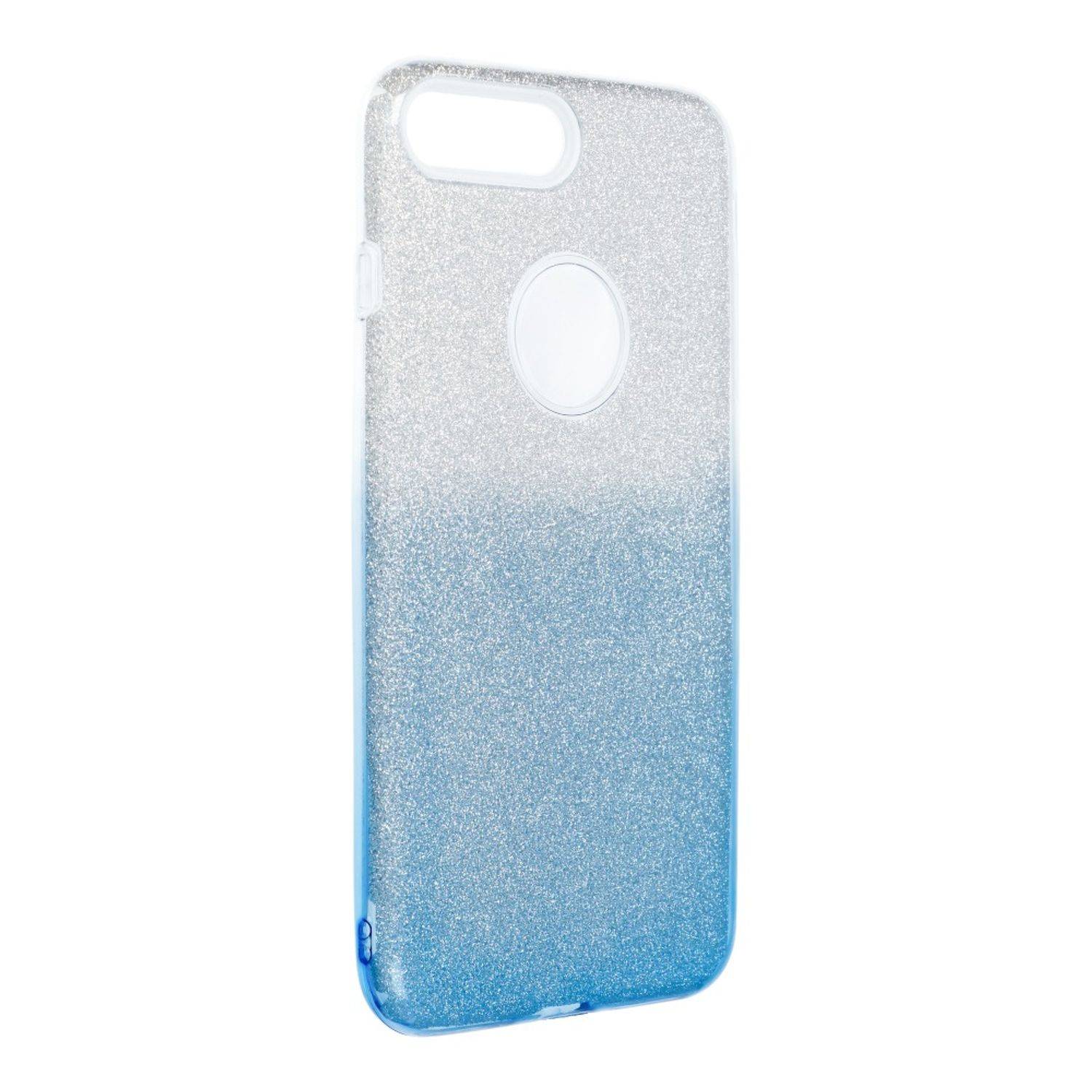 Hülle kompatibel mit Apple iPhone 7 Plus / 8 Plus Kunststoff Soft Handyhülle - Handy Case Blau