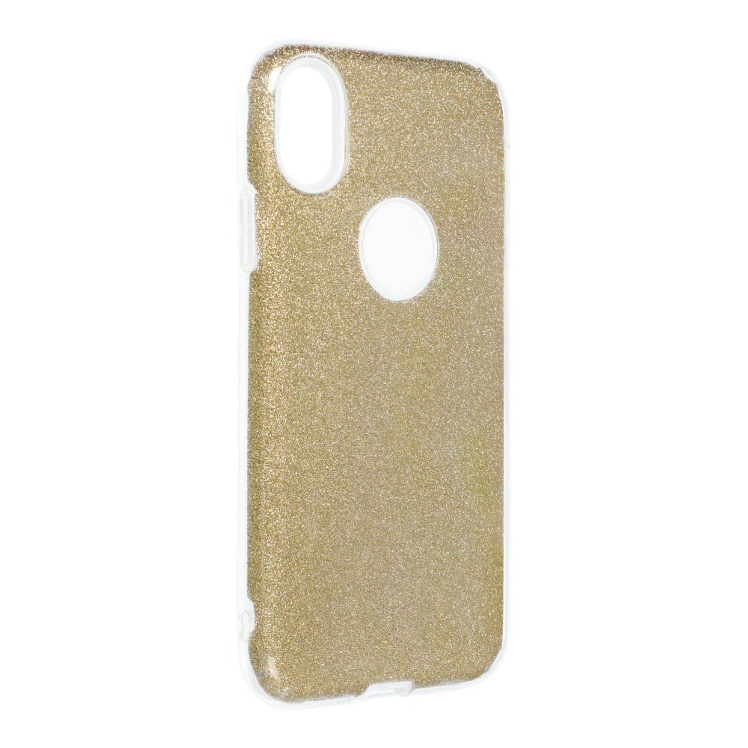 Hülle kompatibel mit Apple iPhone XR Kunststoff Soft Handyhülle - Handy Case Gold
