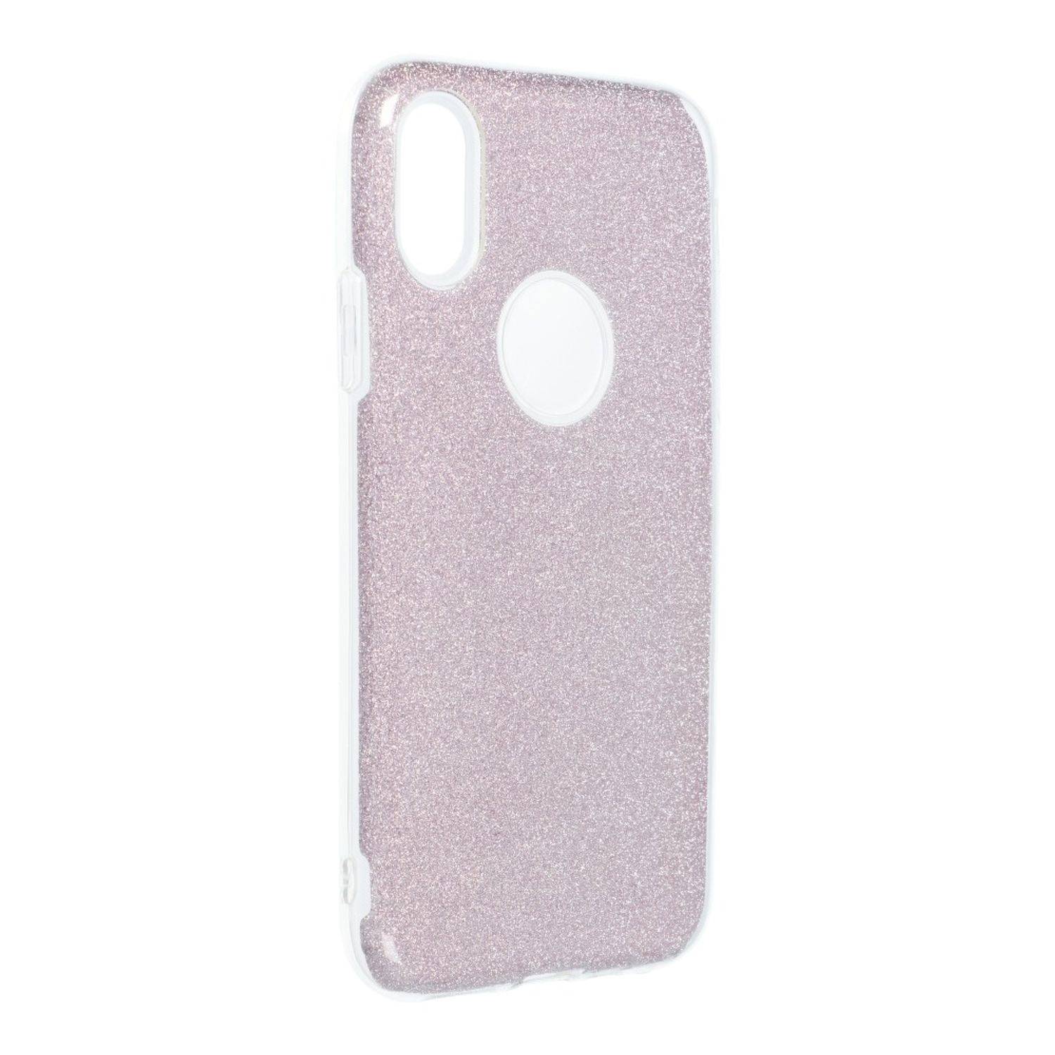 Hülle kompatibel mit Apple iPhone X / XS Kunststoff Soft Handyhülle - Handy Case Rosa