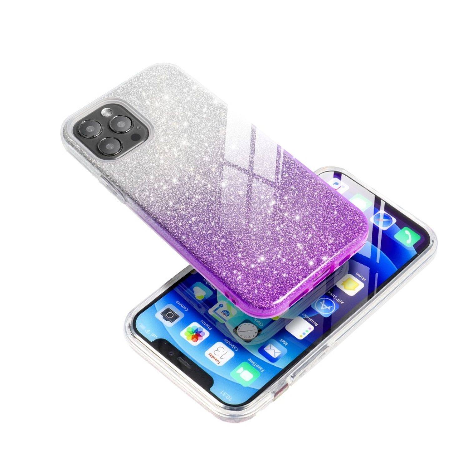 Hülle kompatibel mit Apple iPhone XS Max Kunststoff Soft Handyhülle - Handy Case Violett